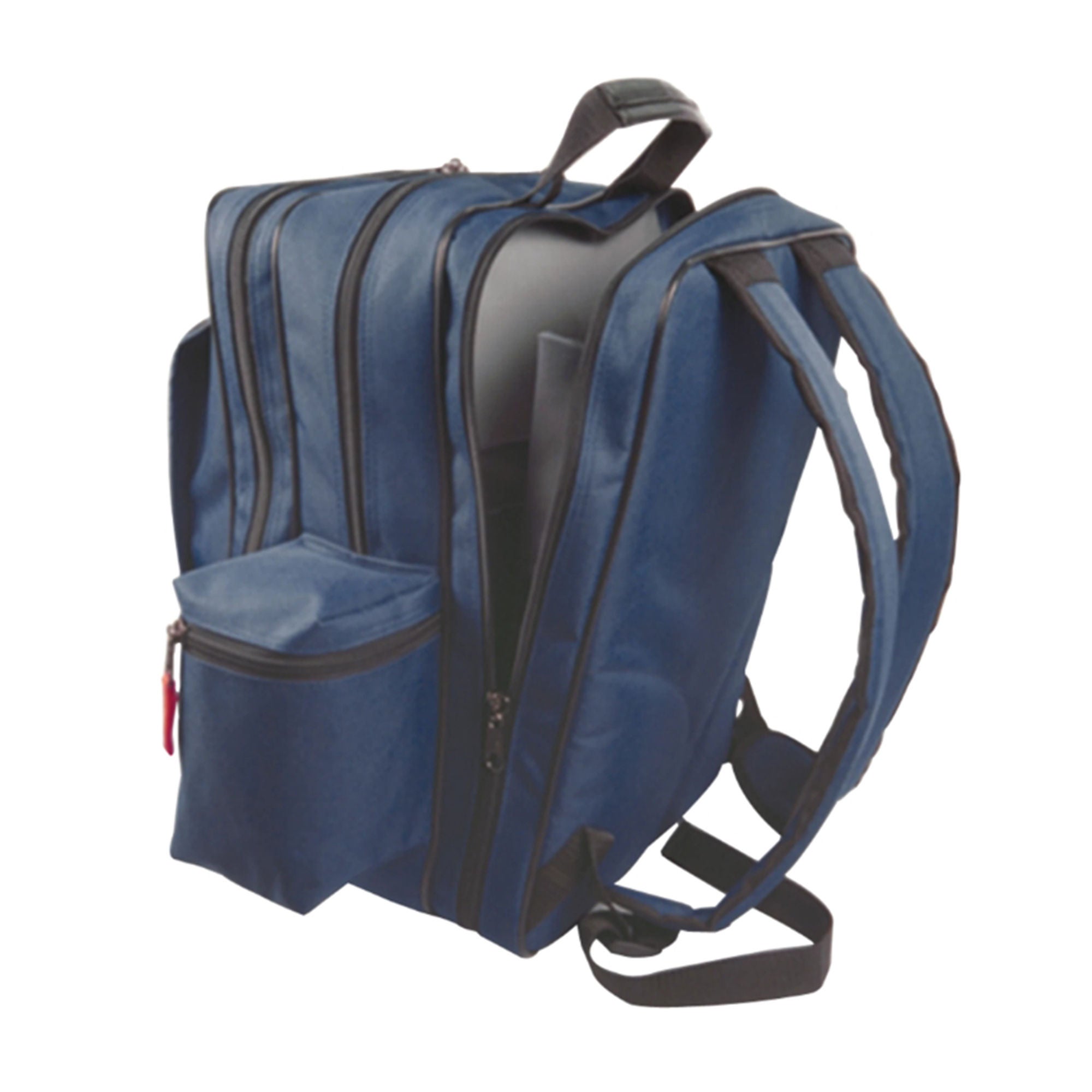 Hopkins Medical Products - ML532200 Homecare Backpack Hopkins® 21st Century Plus Navy Blue 600D waterproof material 11-1/2 X 16 Inch