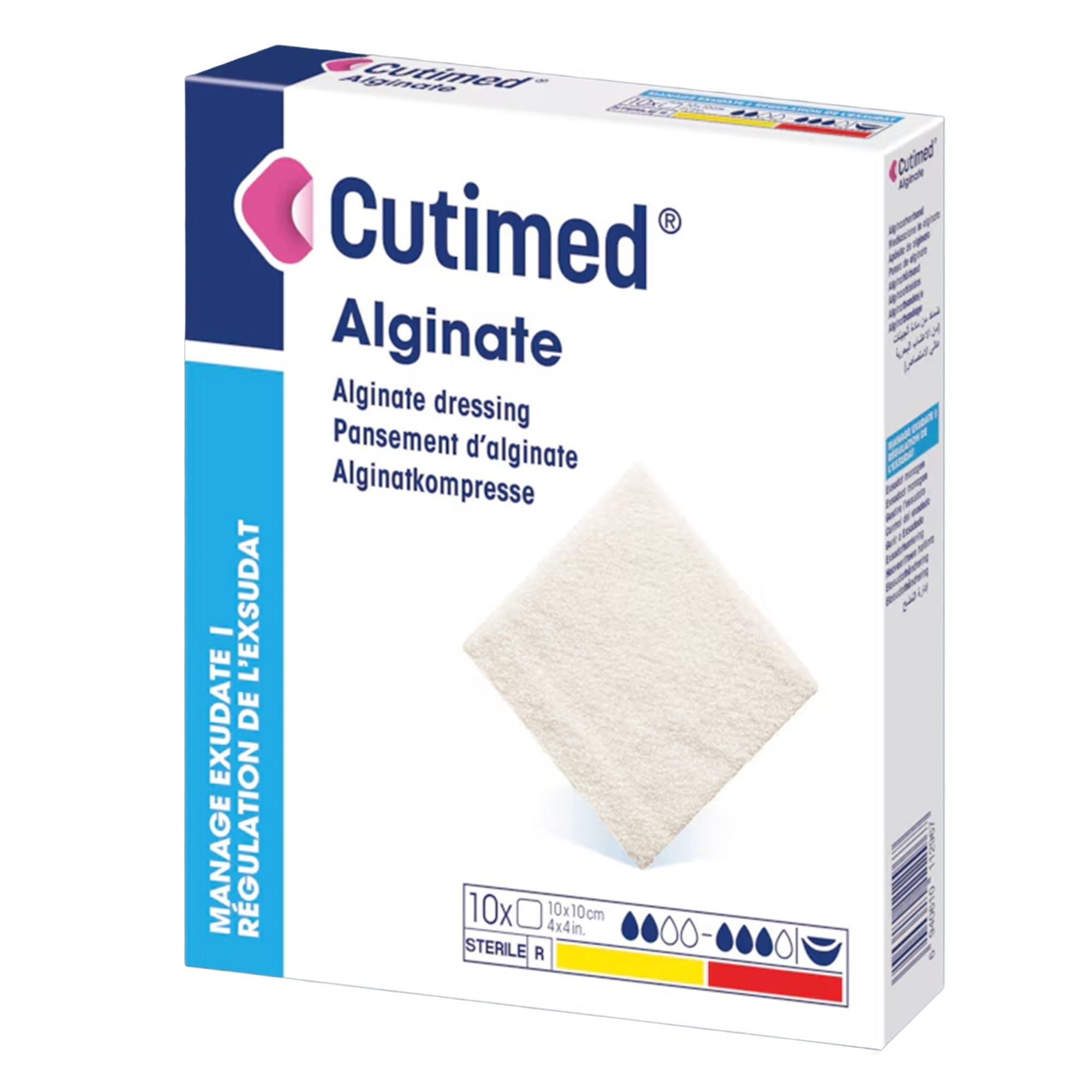 BSN Medical - 7263413 Alginate Dressing Cutimed® Calcium Sodium Alginate 4 X 4 Inch Square