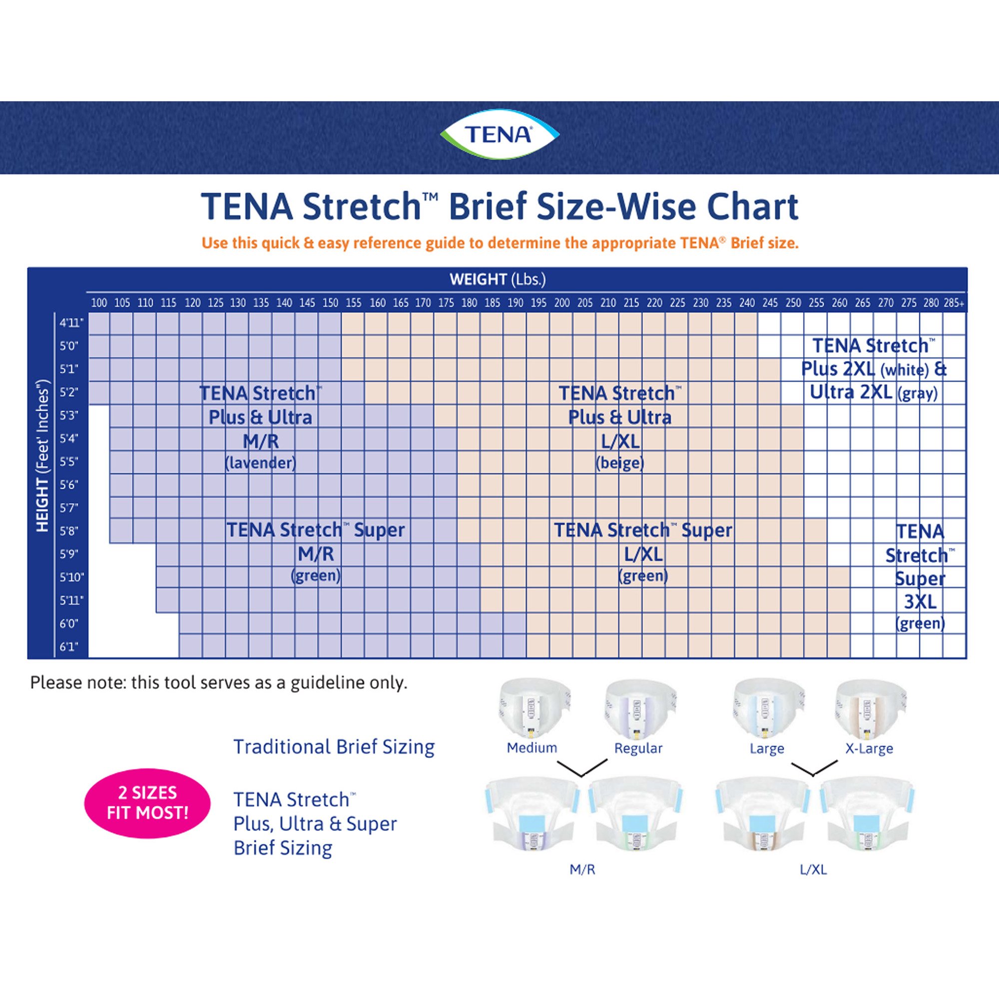 TENA Stretch Plus Incontinence Brief 67660 by Essity HMS North America