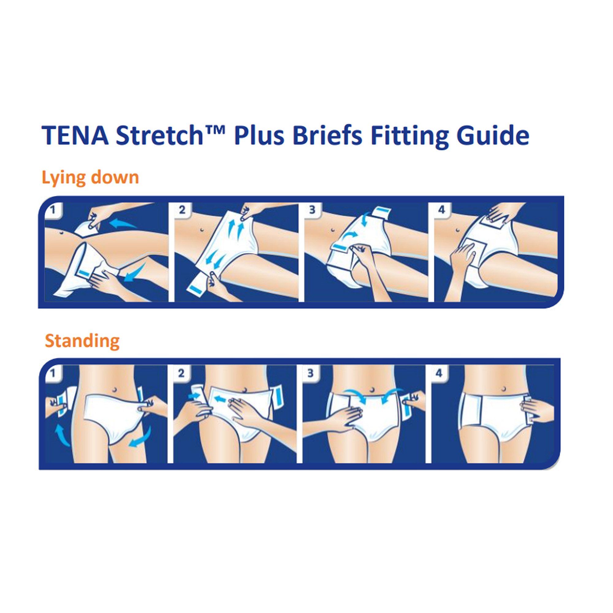 TENA Stretch Plus Incontinence Brief 67660 by Essity HMS North America