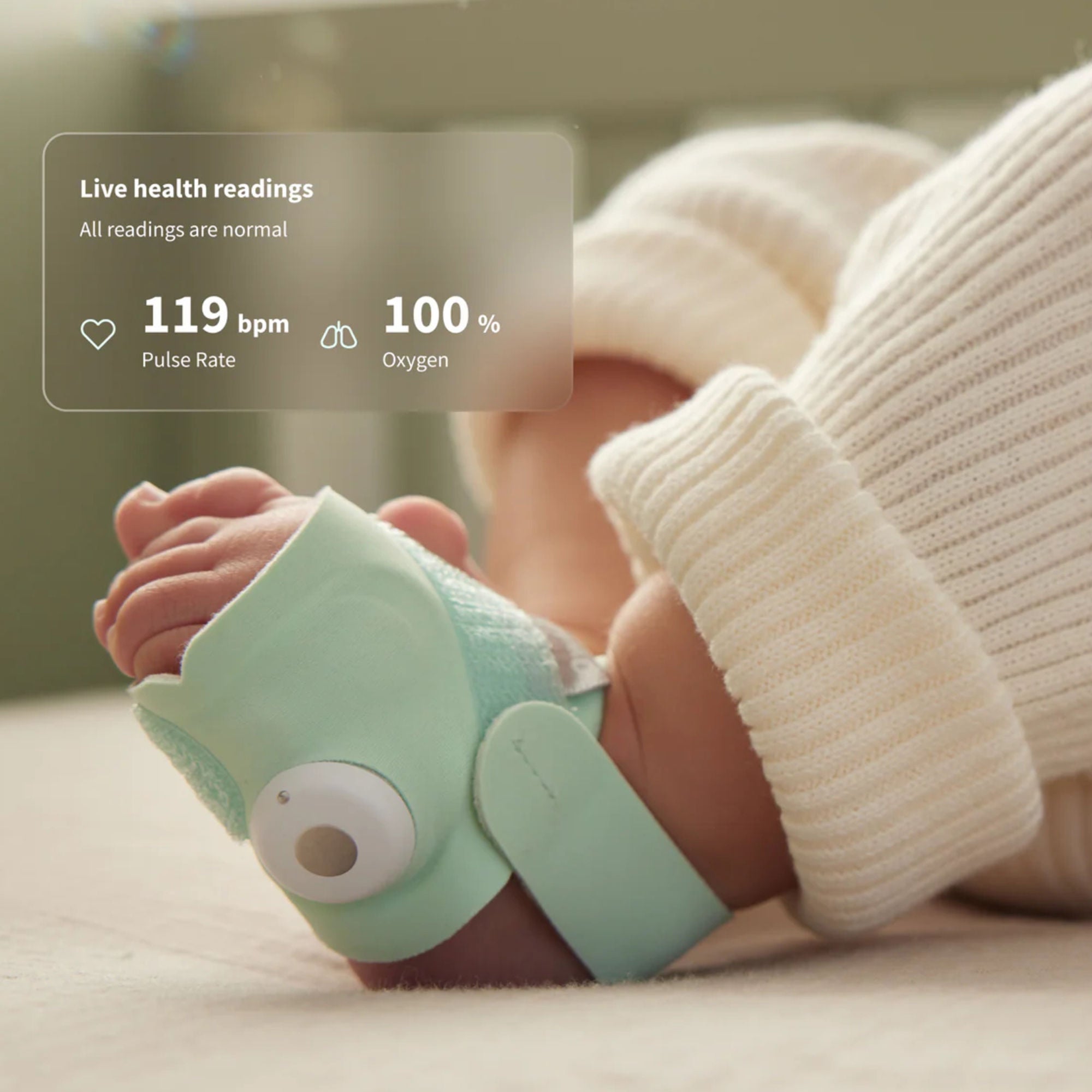 Owlet Baby Care Inc - PS03NWBUSN Baby Monitoring System Owlet® Dream Duo Bedtime Blue