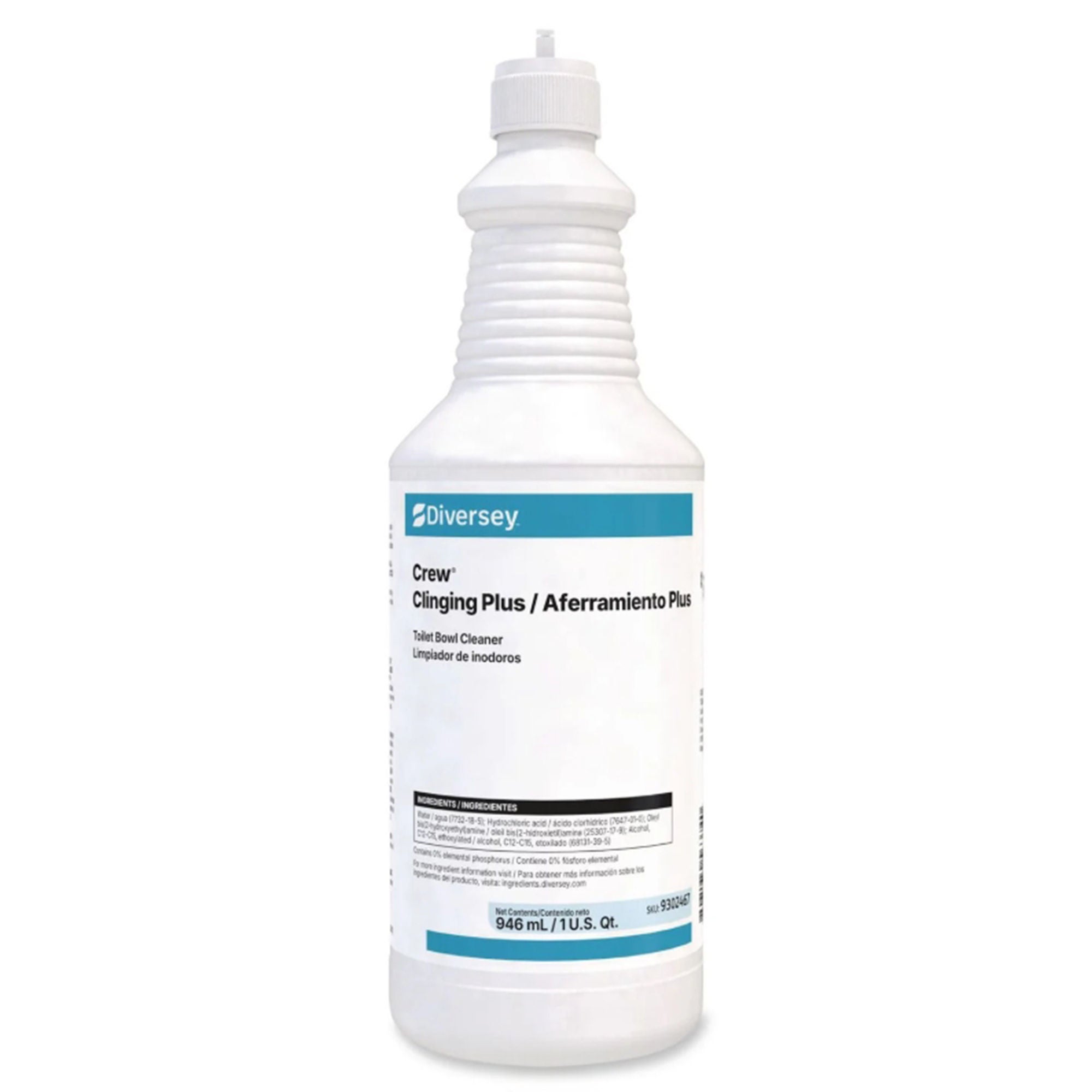 Essendant Co-United Stationers - DVO9302467 Toilet Bowl Cleaner Diversey™ Crew Clinging Plus Manual Pour Liquid 32 oz. Bottle Citrus Scent NonSterile