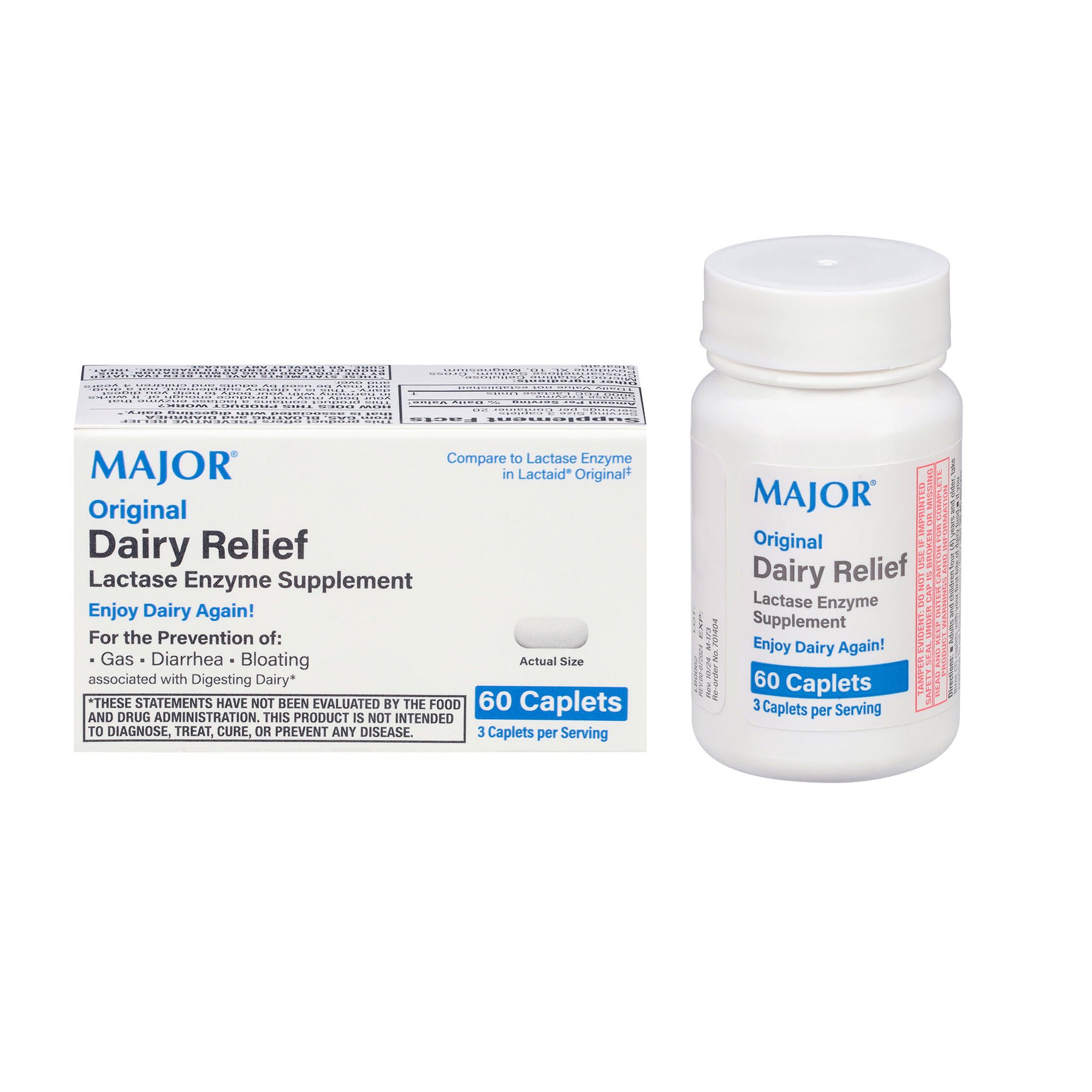 Major Pharmaceuticals - 00904750852 Dietary Supplement Lactase Enzyme 3