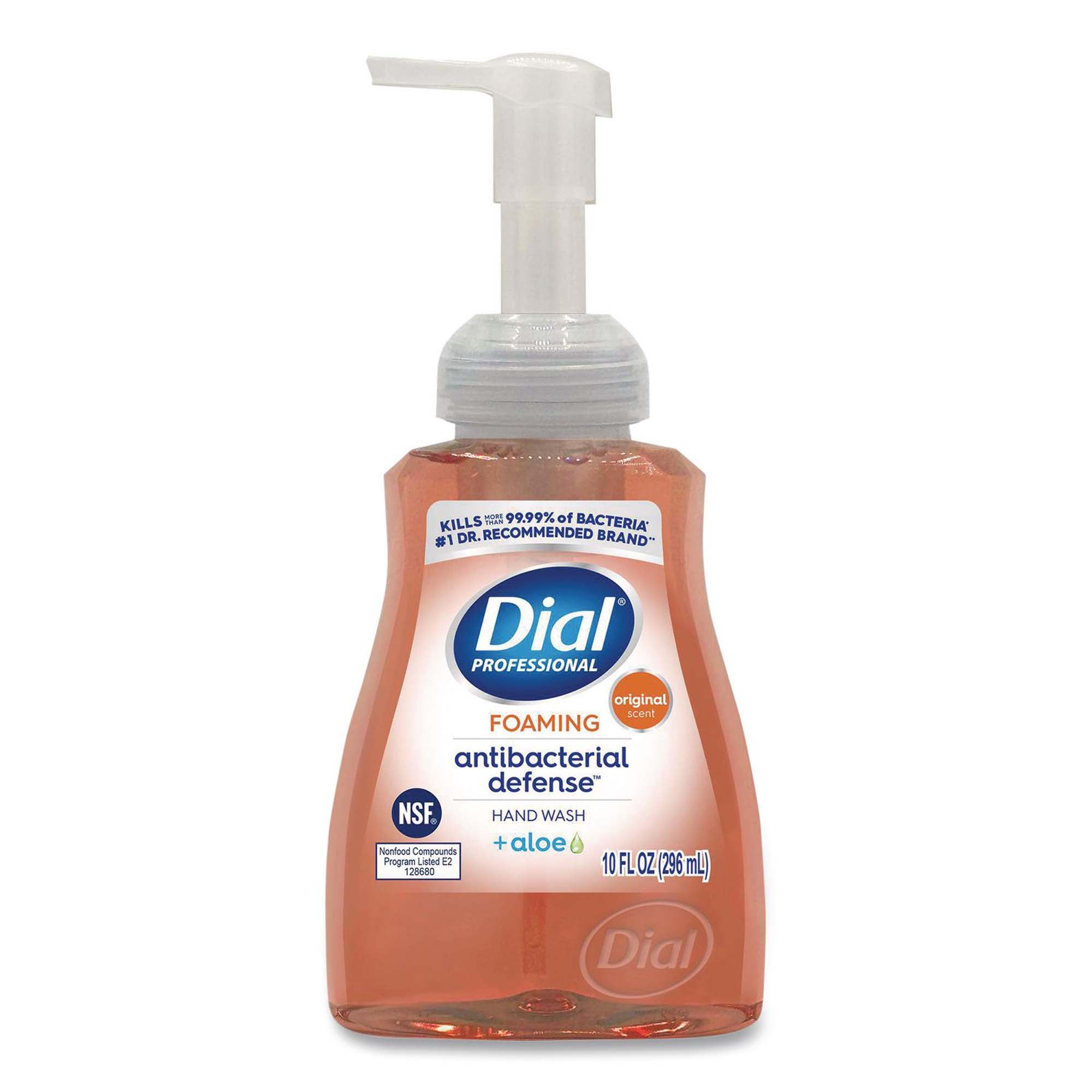 Essendant Co-United Stationers - DIA35446 Antibacterial Soap Dial® Professional Antibacterial Defense™ Gold + Aloe Foaming 10 oz. Pump Bottle Original Scent