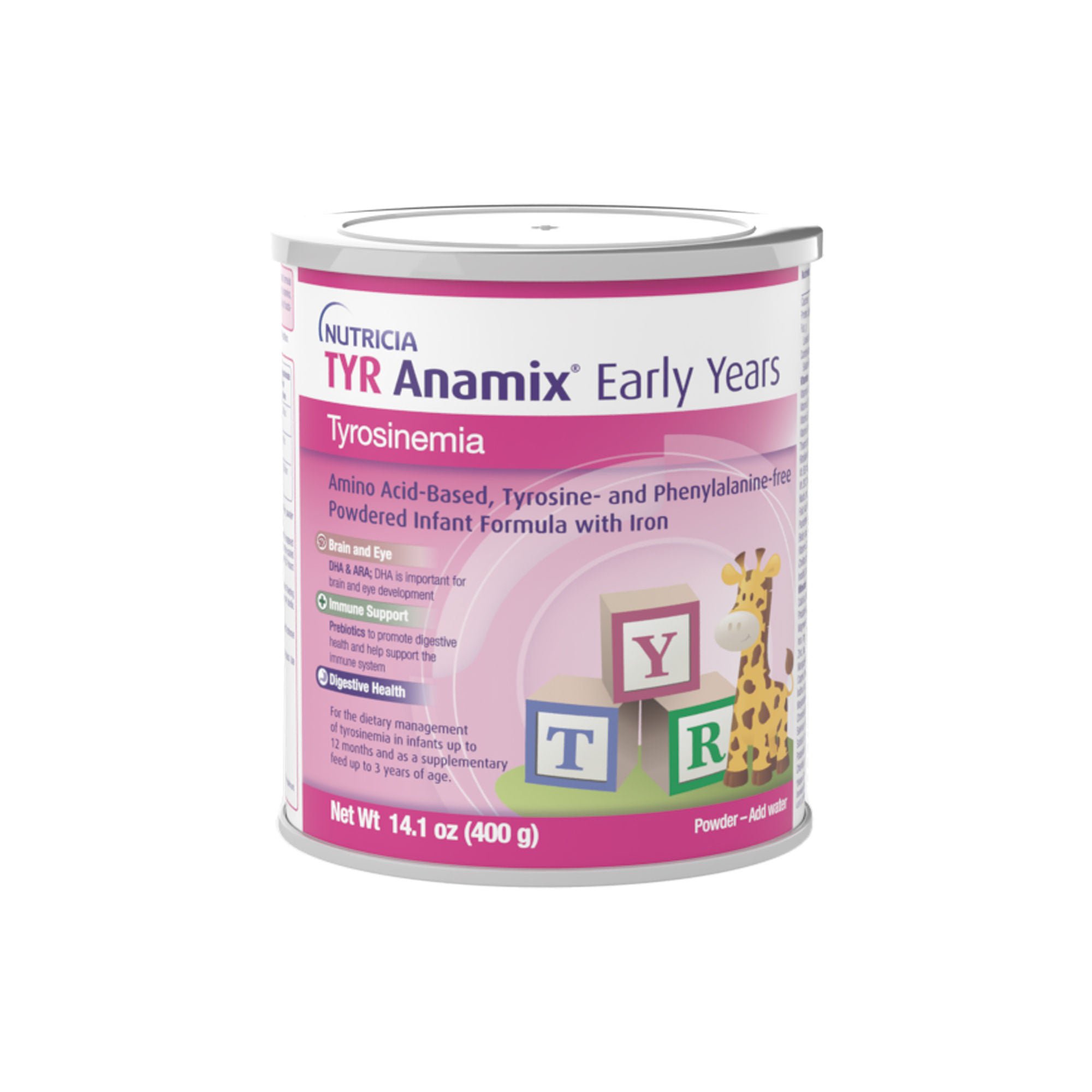 Nutricia North America - 151619 Infant Formula TYR Anamix® Early Years Unflavored 14.1 oz. Can Powder Phenylalanine and Tyrosine-free Tyrosinemia (TYR)