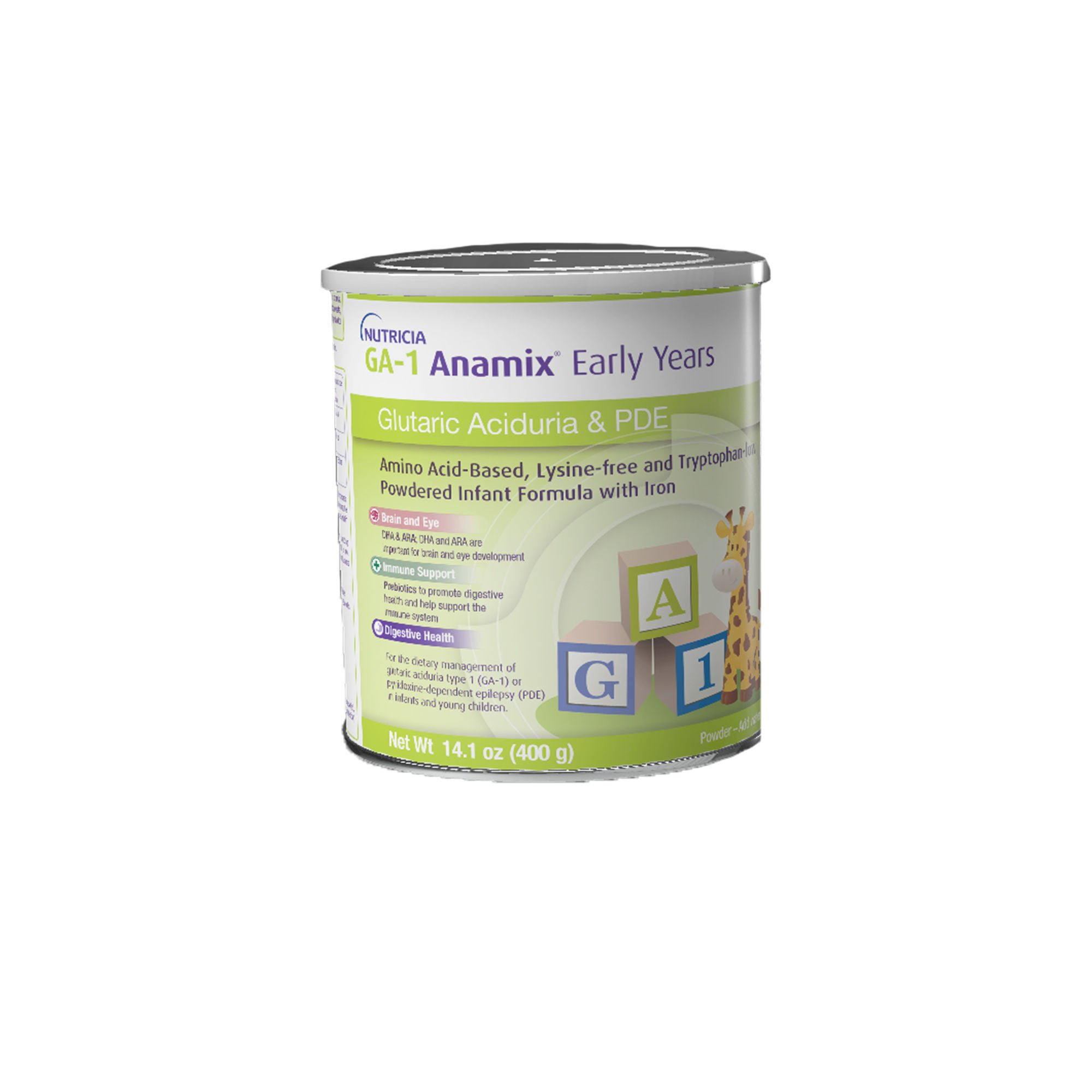 Nutricia North America - 151622 Infant Formula GA-1 Anamix Early Years Unflavored 14.1 oz. Can Powder Amino Acid / Iron Glutaric Aciduria Type-1 (GA-1)