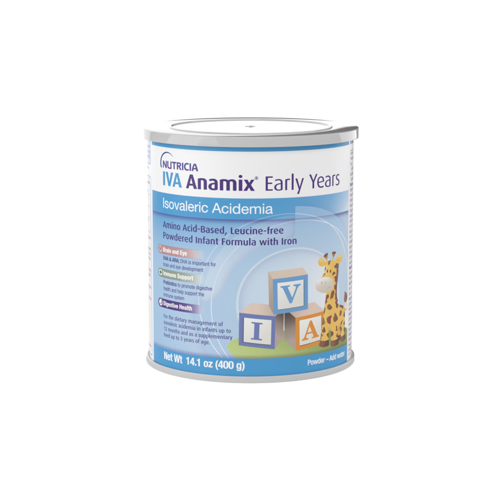 Nutricia North America - 151625 Infant Formula IVA Anamix® Early Years Unflavored 14.1 oz. Can Powder Amino Acid / Iron Isovaleric Acidemia