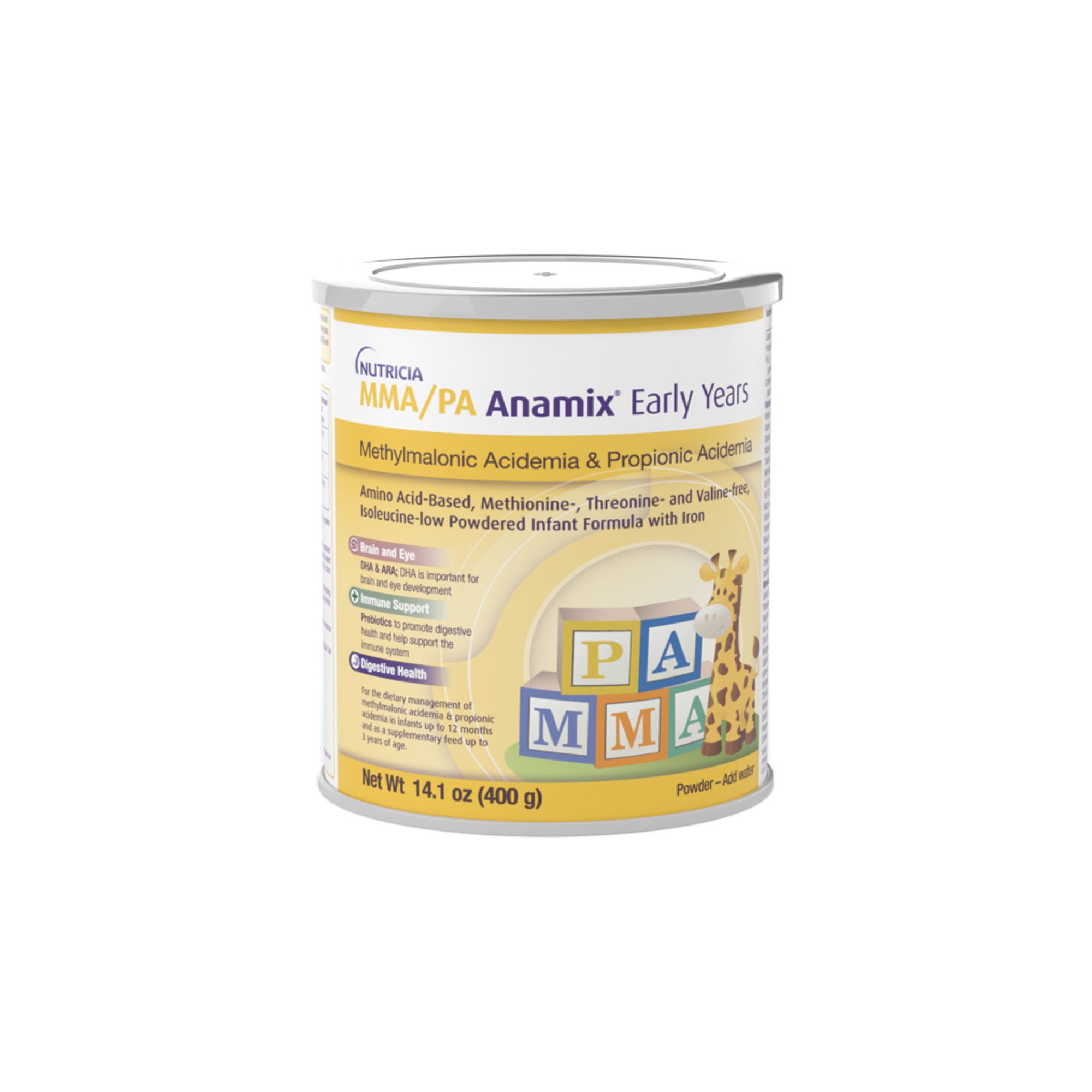 Nutricia North America - 151623 Infant Formula MMA/PA Anamix® Early Years Unflavored 14.1 oz. Can Powder Amino Acid / Iron Methylmalonic Acidemia and Propionic Acidemia