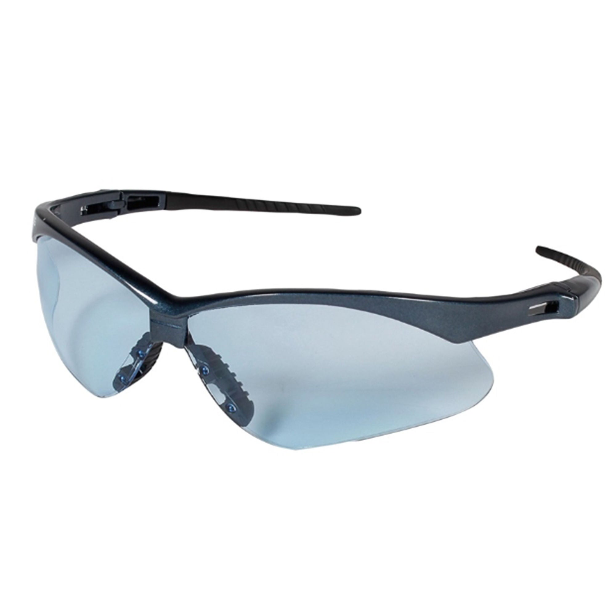 Ansell - 25676 Safety Glasses KleenGuard™ Nemesis™ Wraparound Anti-fog / Anti-scratch Coating Clear Tint Polycarbonate Lens Black Frame Over Ear One Size Fits Most