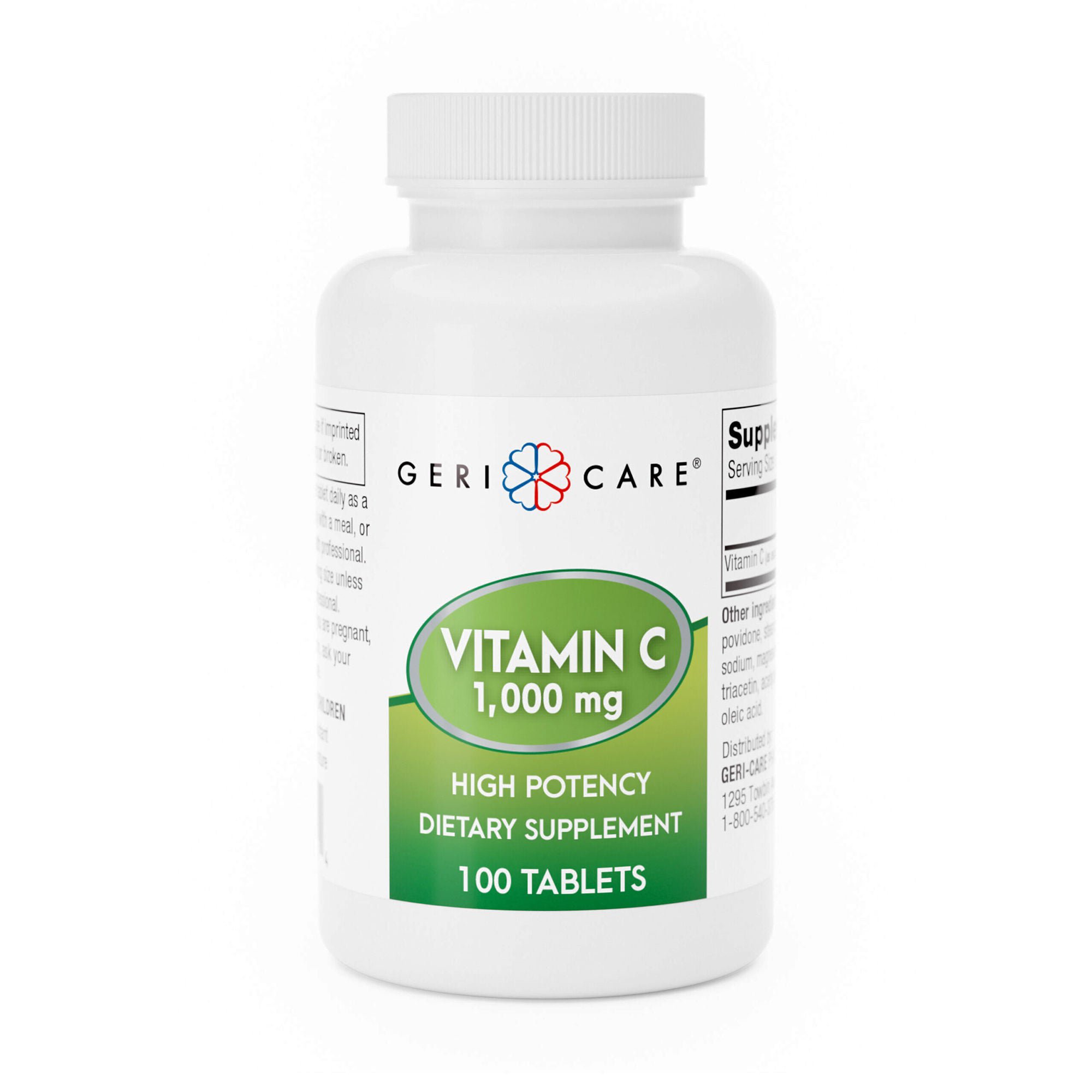 Geri-Care - 830-01-GCP Vitamin C Supplement Geri-Care® Ascorbic Acid 1