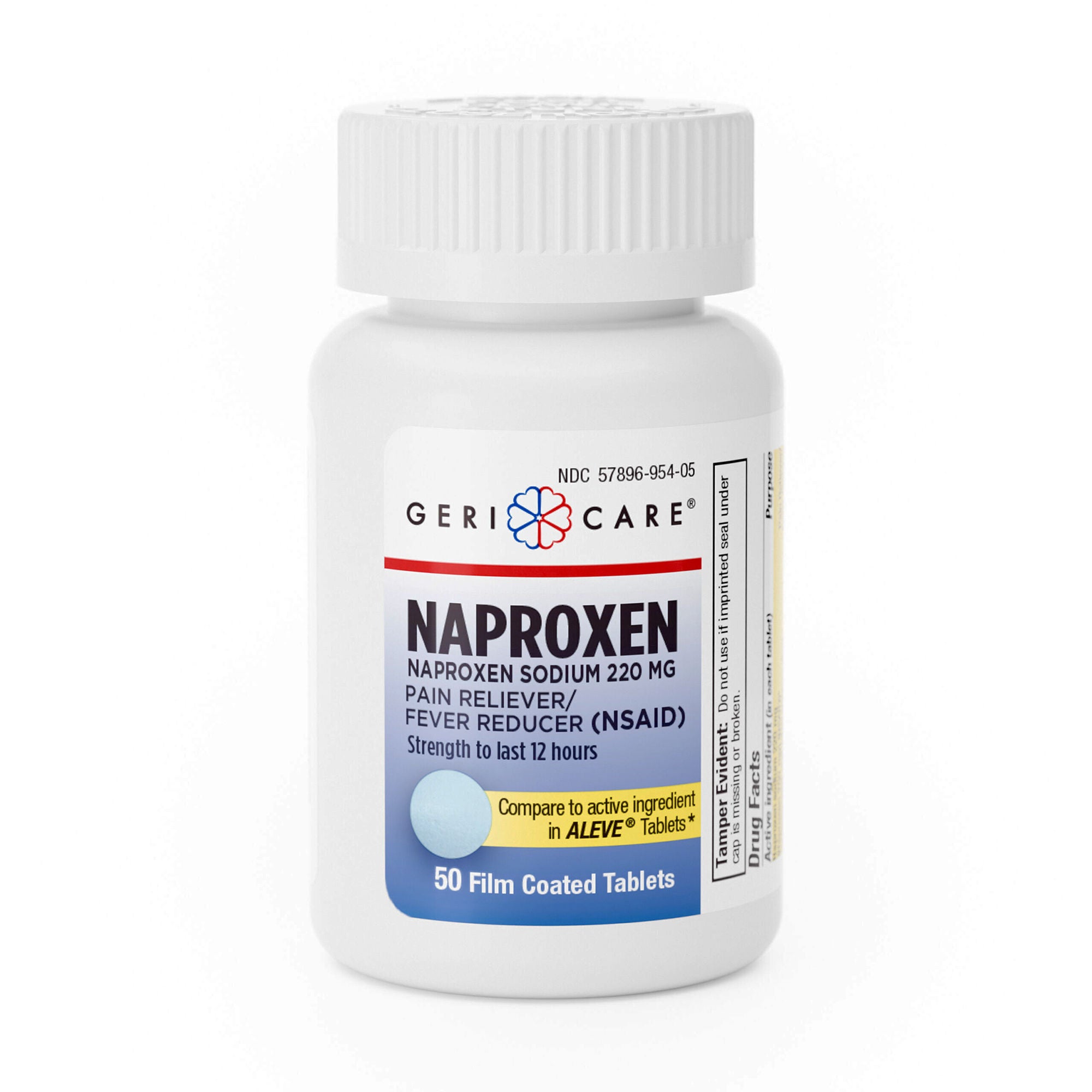 Geri-Care - 951-05-GCP Pain Relief Geri-Care® 220 mg Strength Naproxen Sodium Tablet 50 Per Bottle