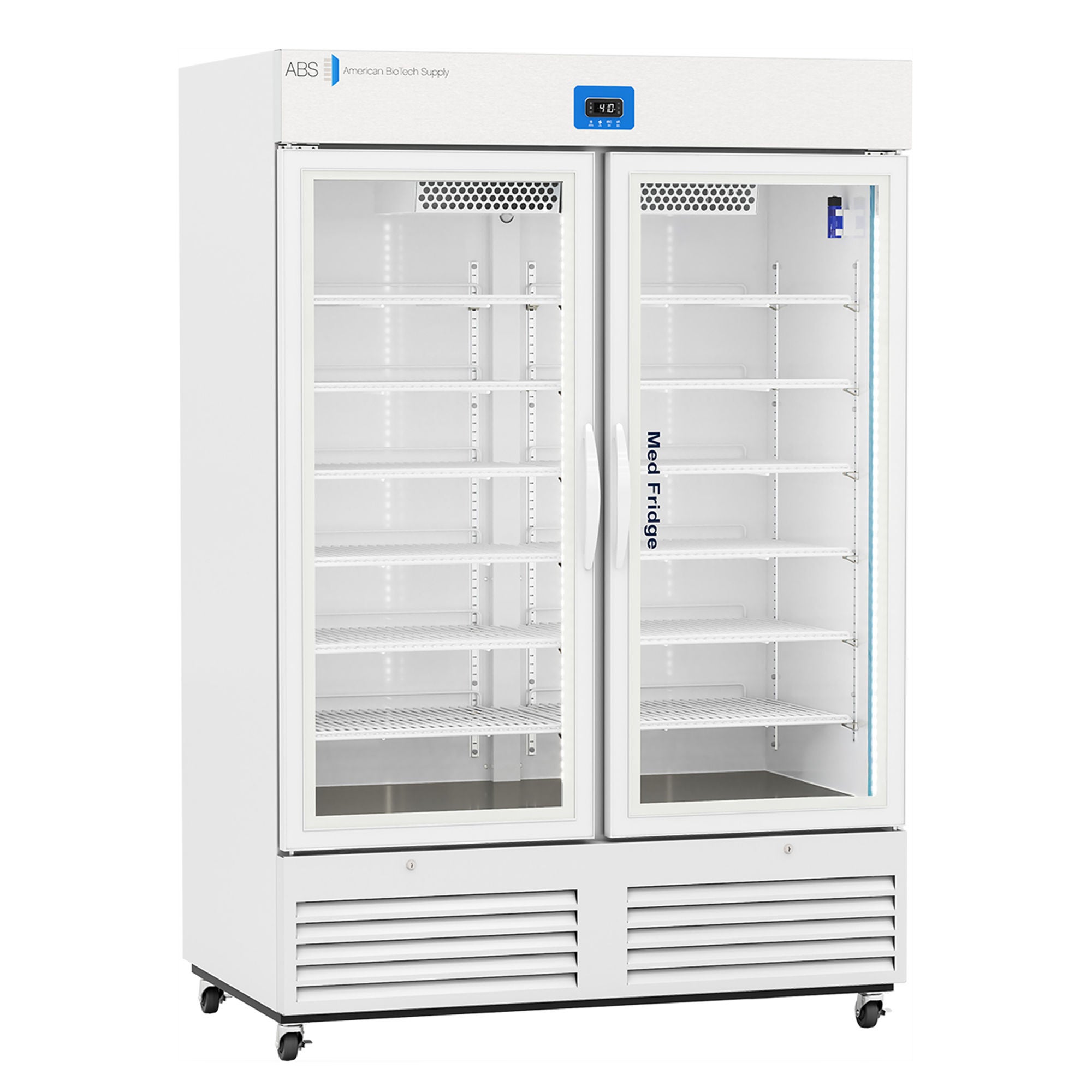 Horizon Scientific Inc - PH-ABT-VS-49G Premier Upright Refrigerator ABS® Pharmaceutical 49 cu.ft. 2 Glass Swing Doors Cycle Defrost