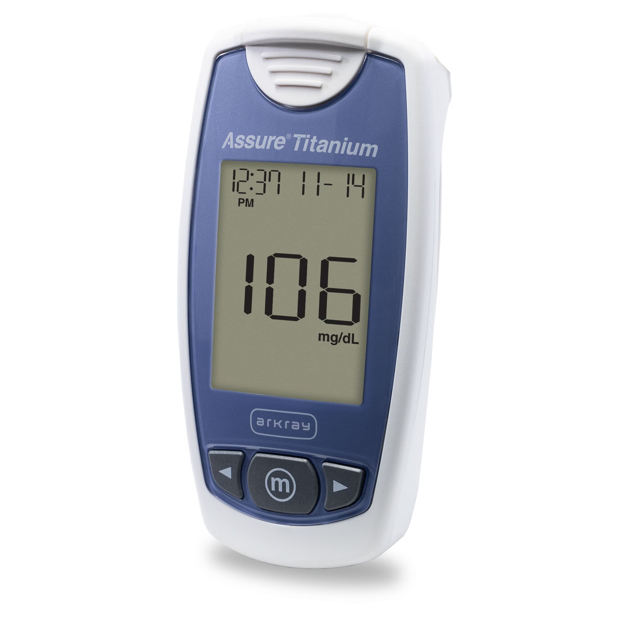 Arkray USA - 600001 Blood Glucose Meter Assure® Titanium 7 Second Results Stores up to 1000 Results Requires Coding