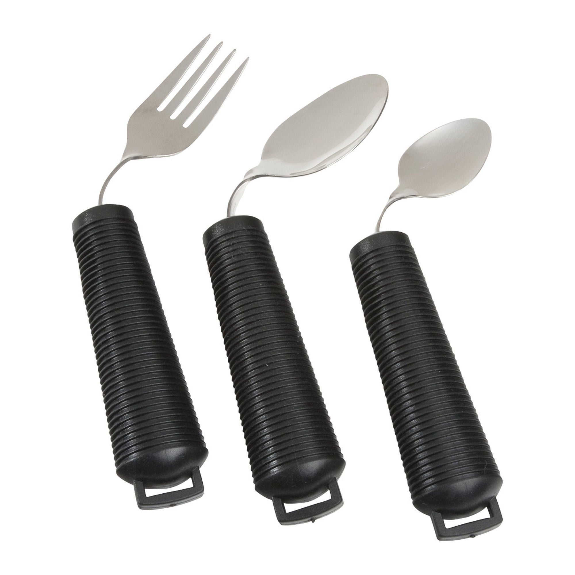 Alimed - 2970010963 Bendable Fork AliMed® Built Up Handle Black Stainless Steel / Nylon-Coated