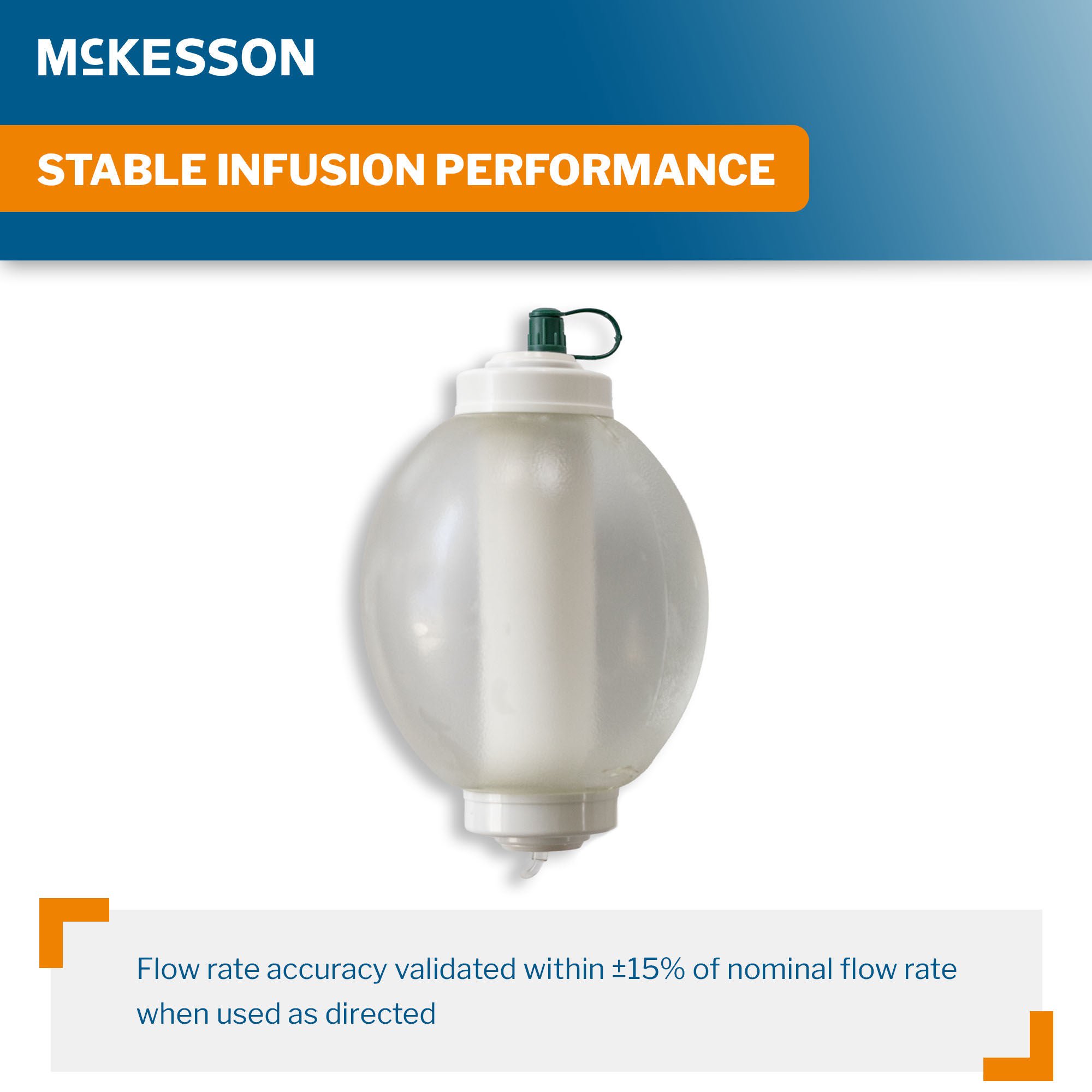 McKesson Brand - 16-EP50040 Elastomeric Pump McKesson 500 mL Volume 40 mL / Hr. Flow Rate