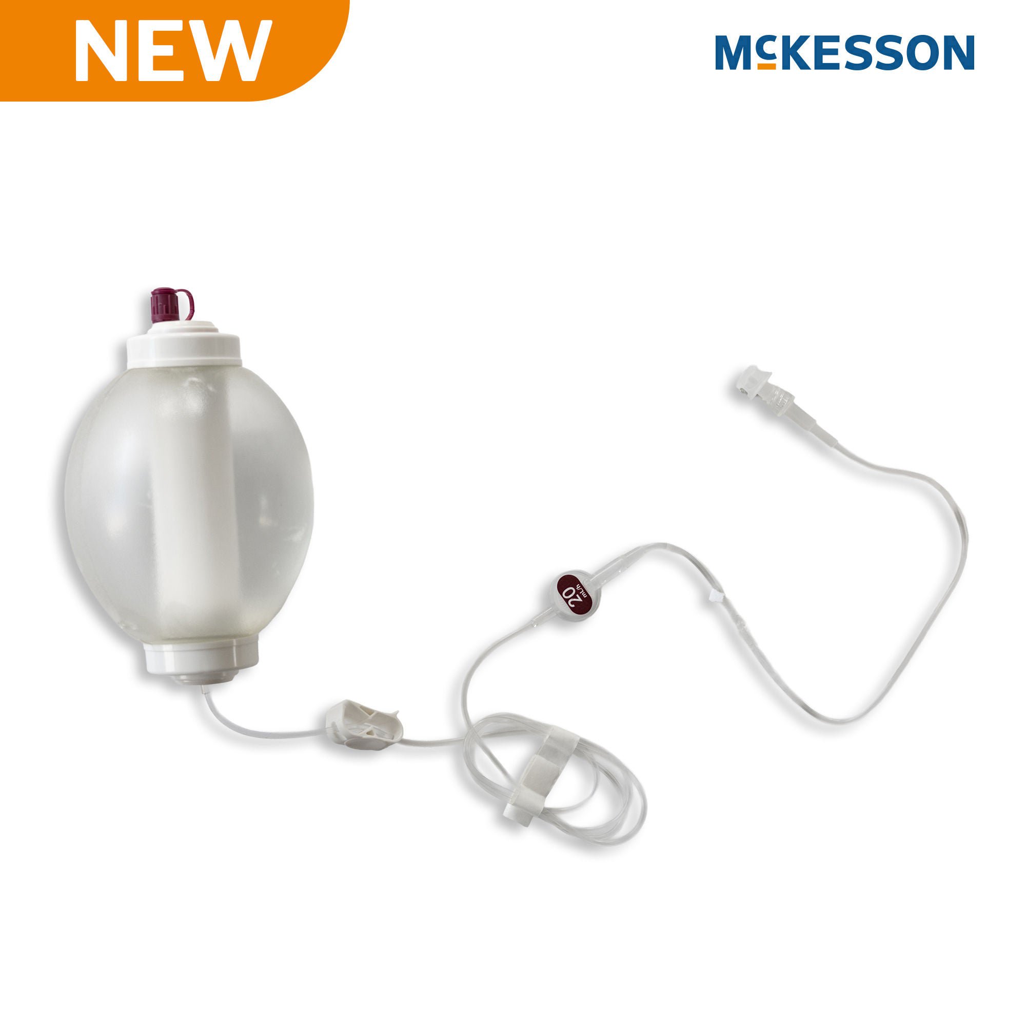 McKesson Brand - 16-EP50020 Elastomeric Pump McKesson 500 mL Volume 20 mL / Hr. Flow Rate