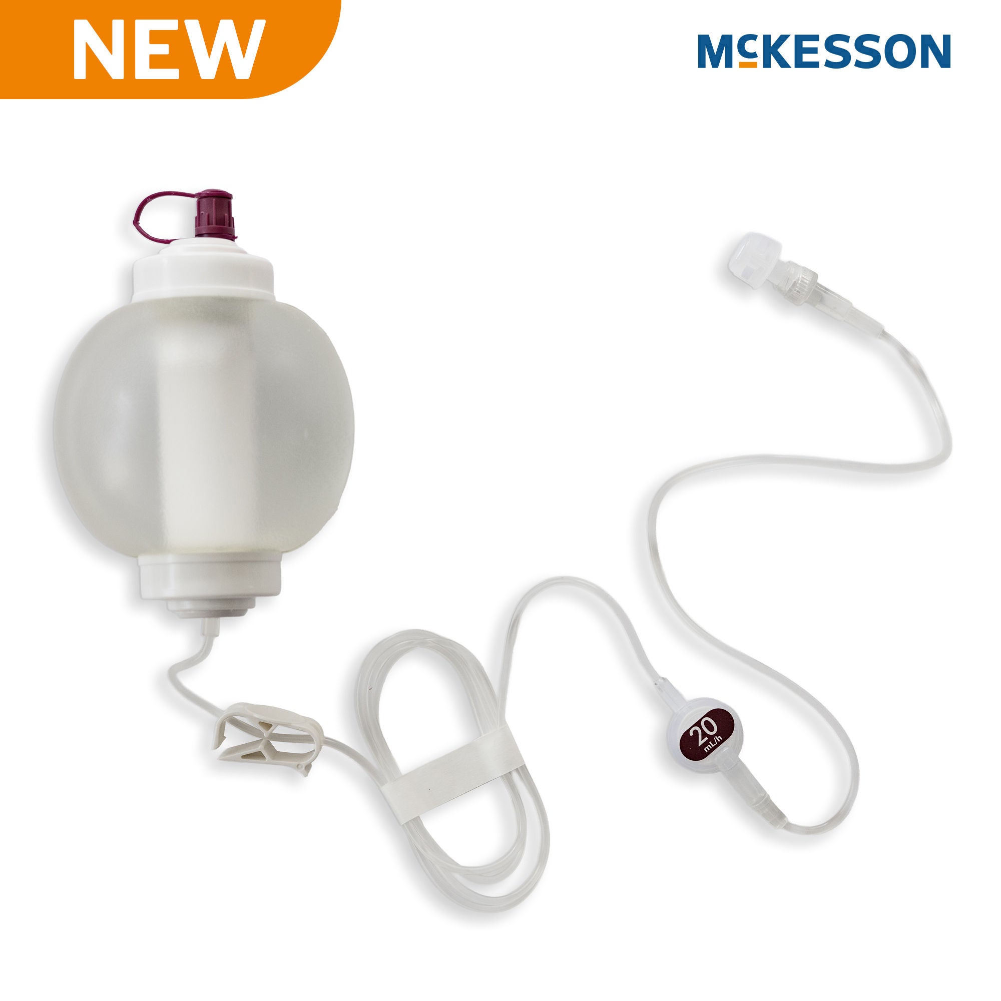 McKesson Brand - 16-EP25020 Elastomeric Pump McKesson 250 mL Volume 20 mL / Hr. Flow Rate