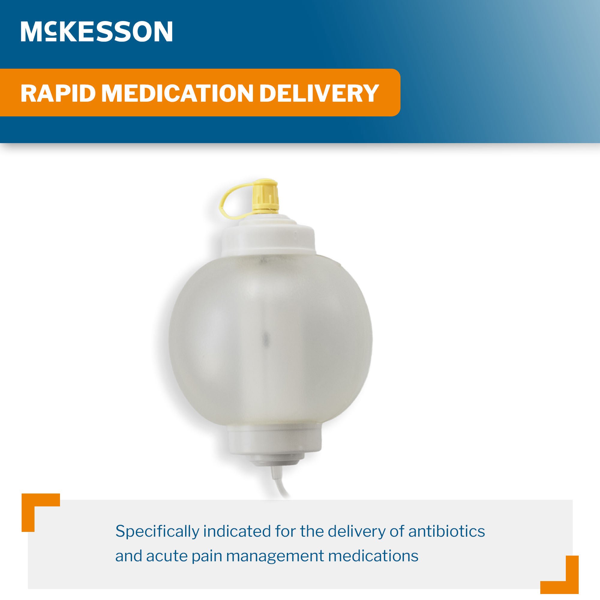McKesson Brand - 16-EP250125 Elastomeric Pump McKesson 250 mL Volume 125 mL / Hr. Flow Rate