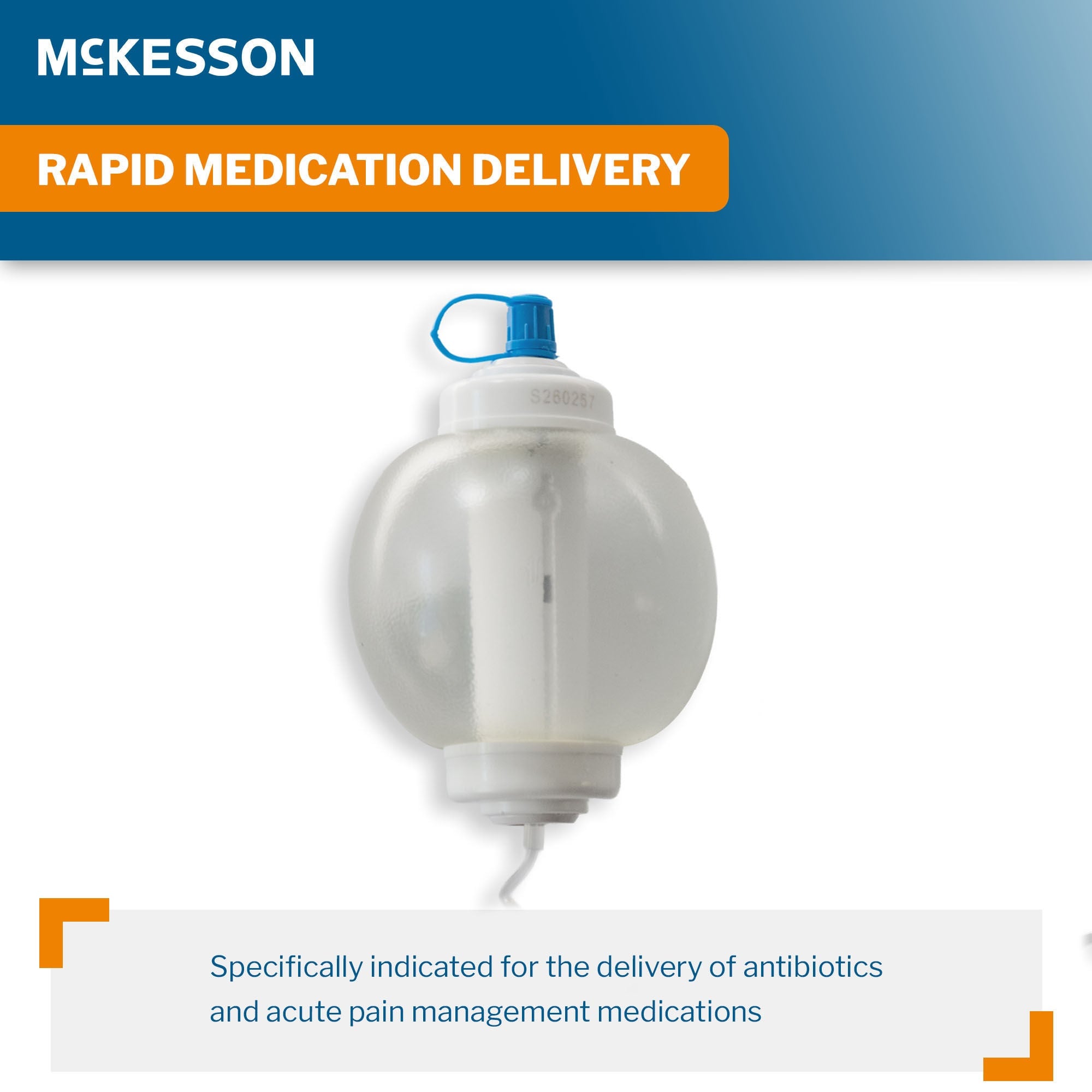McKesson Brand - 16-EP200200 Elastomeric Pump McKesson 200 mL Volume 200 mL / Hr. Flow Rate