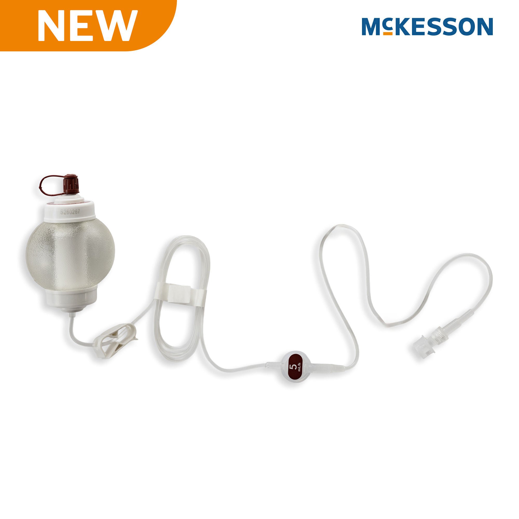McKesson Brand - 16-EP605 Elastomeric Pump McKesson 60 mL Volume 5 mL / Hr. Flow Rate