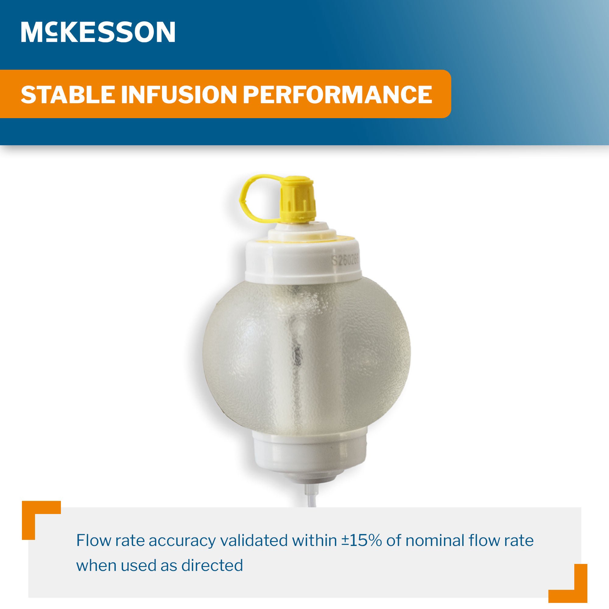 McKesson Brand - 16-EP602 Elastomeric Pump McKesson 60 mL Volume 2 mL / Hr. Flow Rate