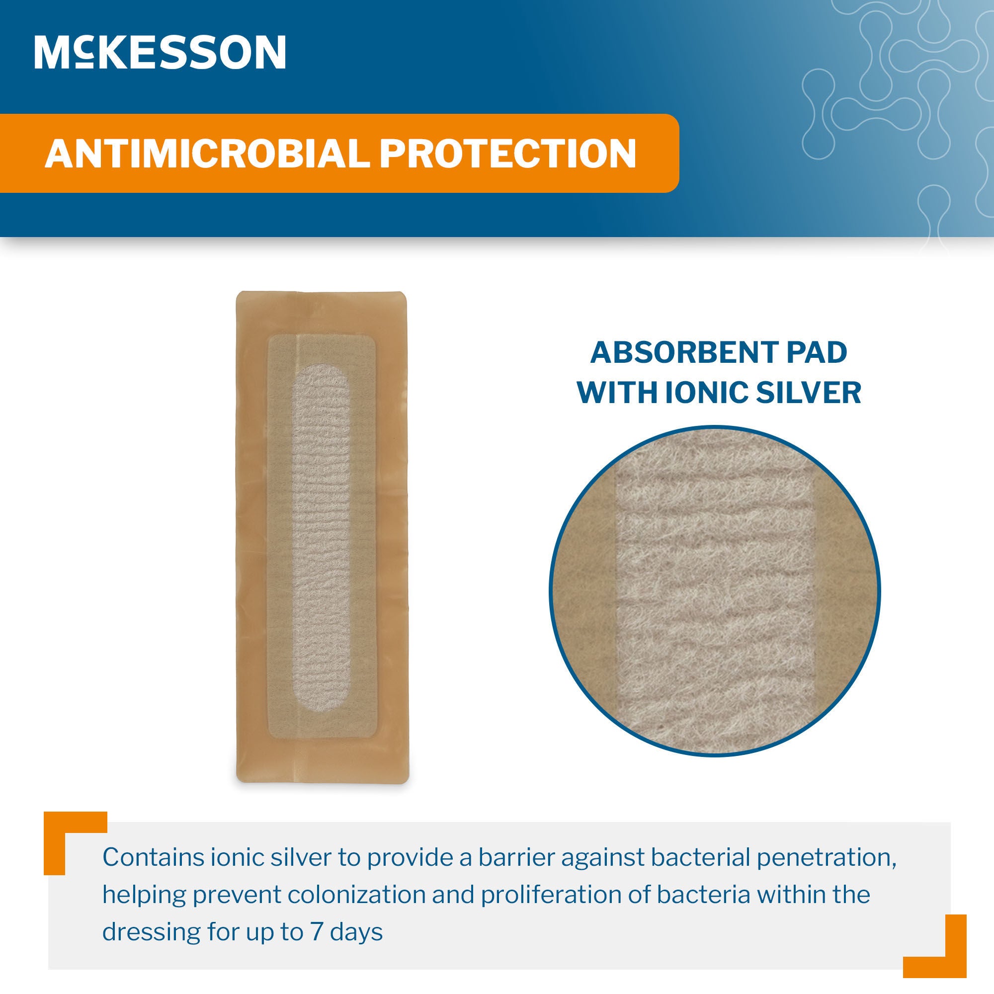 McKesson Silver Surgical Site Dressing 16-925S by McKesson Brand