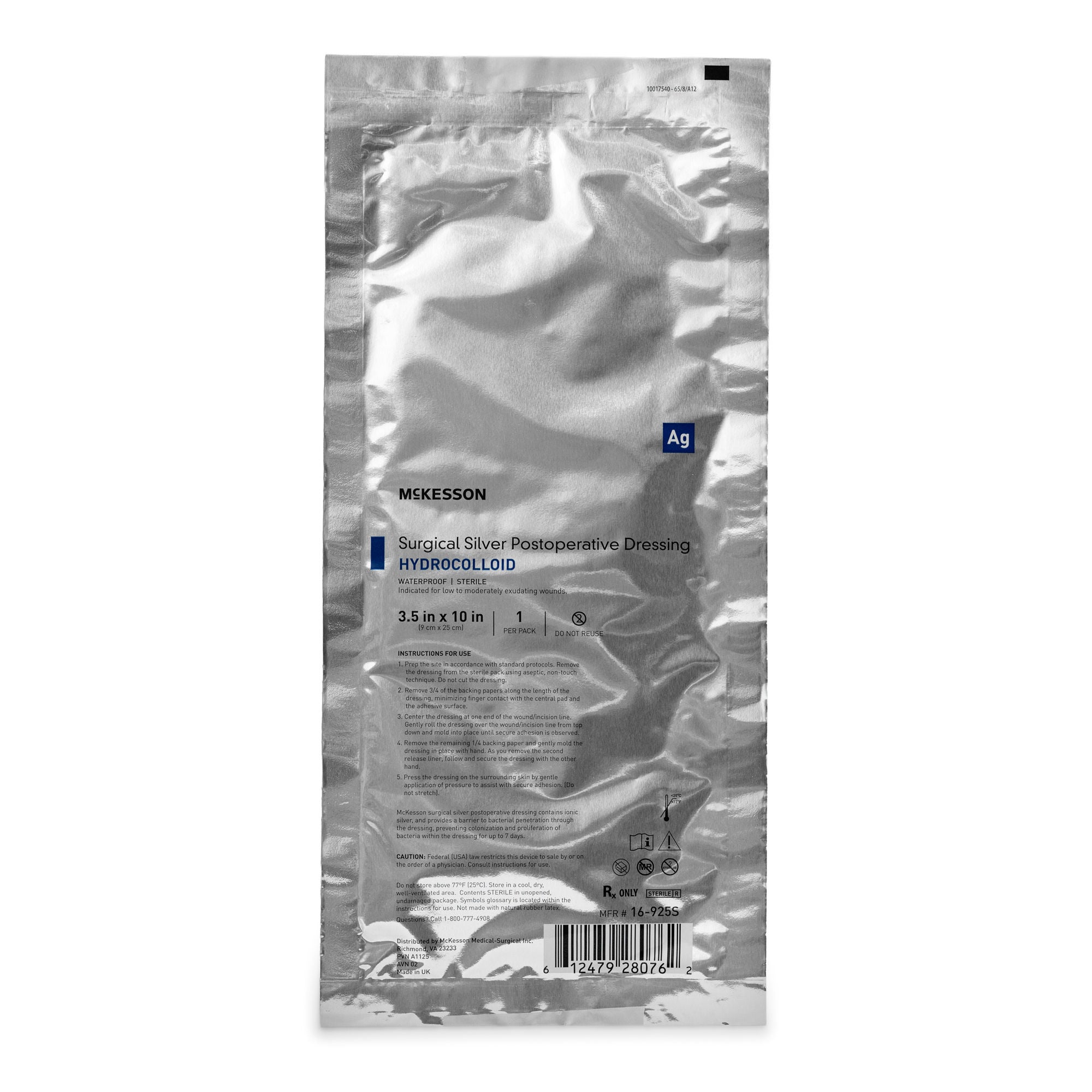 McKesson Silver Surgical Site Dressing 16-925S by McKesson Brand
