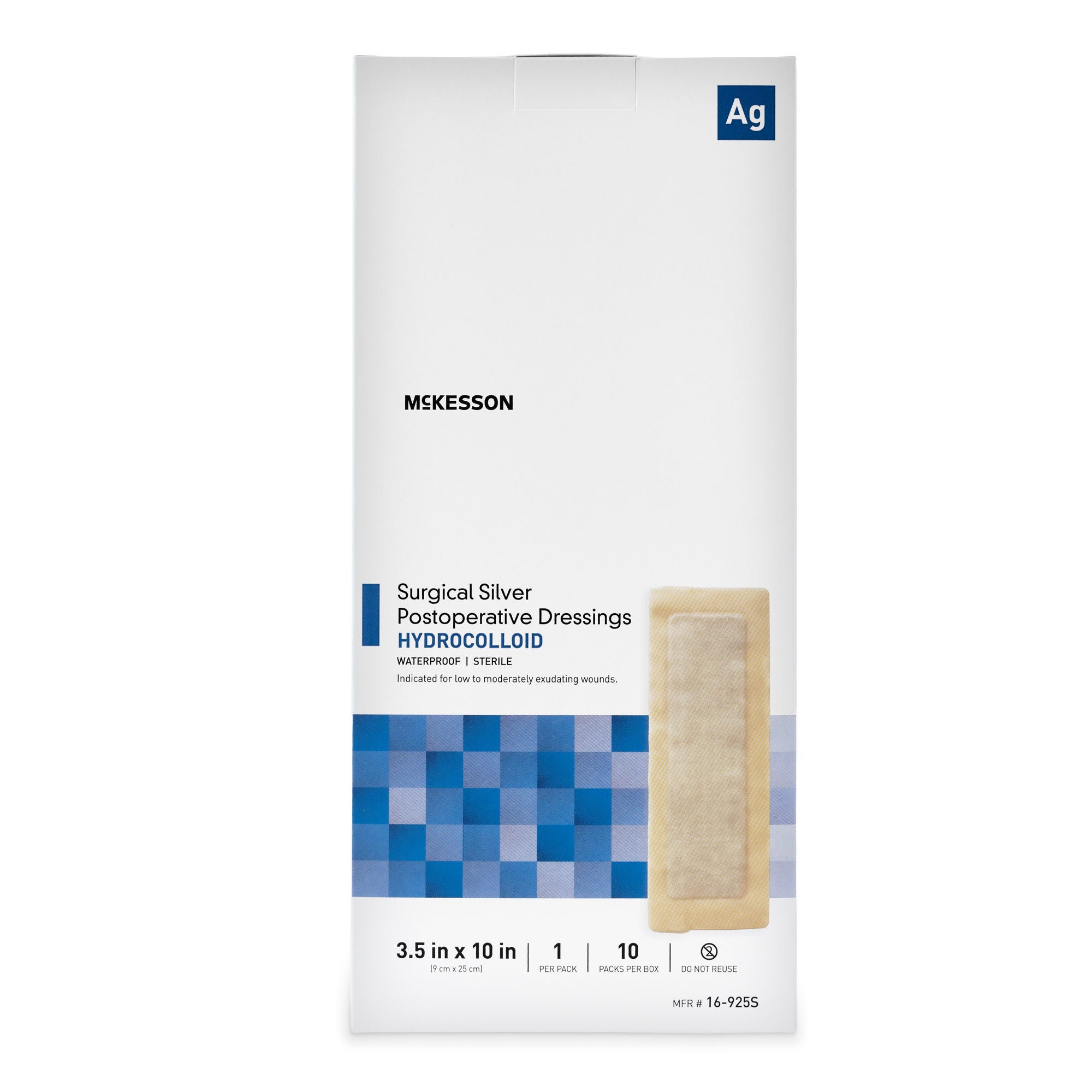 McKesson Silver Surgical Site Dressing 16-925S by McKesson Brand
