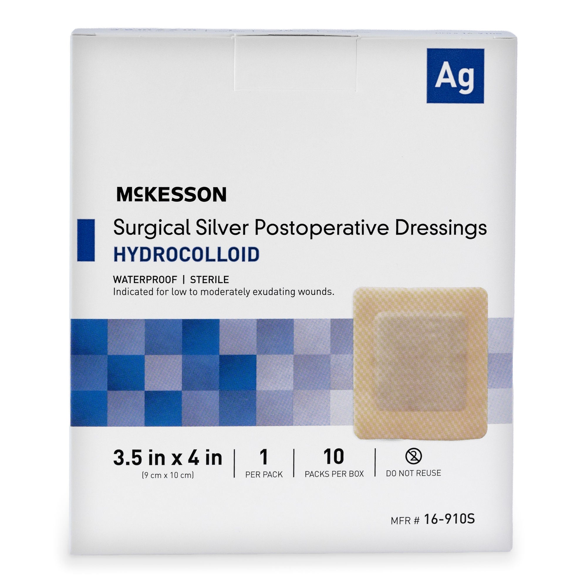 McKesson Silver Surgical Site Dressing 16-910S by McKesson Brand