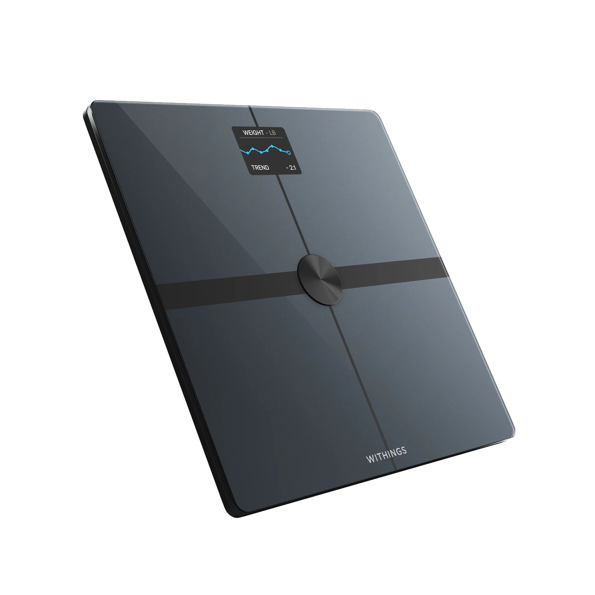 Withings Inc - WBS06-BLACK-ALL-INTER Floor Scale Withings® Smart Scale LCD Display Black Battery Operated