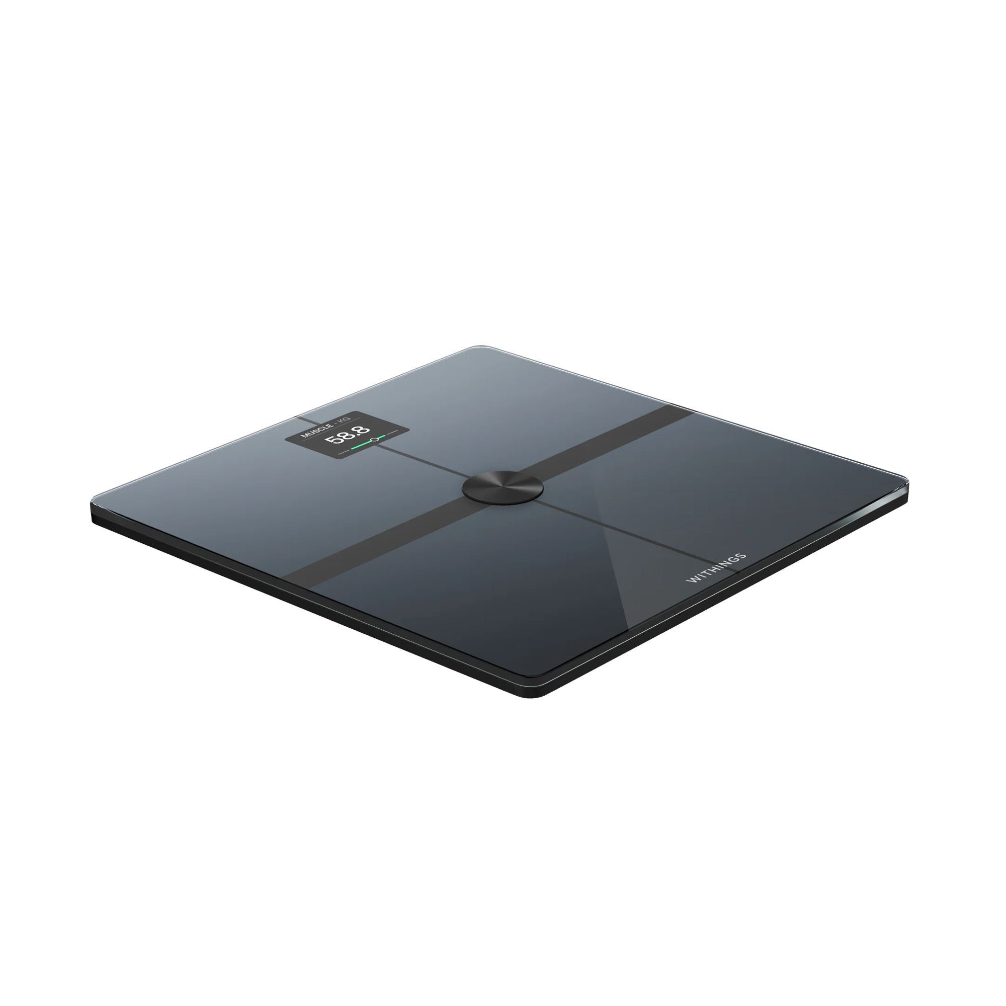 Withings Inc - WBS06-BLACK-ALL-INTER Floor Scale Withings® Smart Scale LCD Display Black Battery Operated