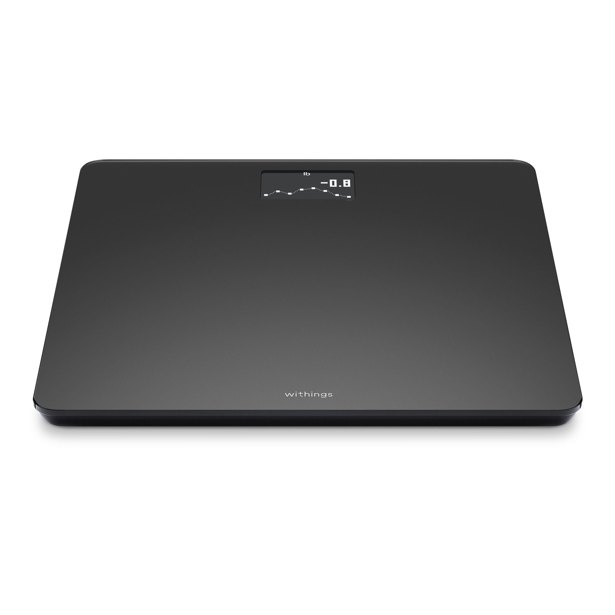 Withings Inc - WBS06-BLACK-ALL-INTER Floor Scale Withings® Body LCD Display Black Battery Operated
