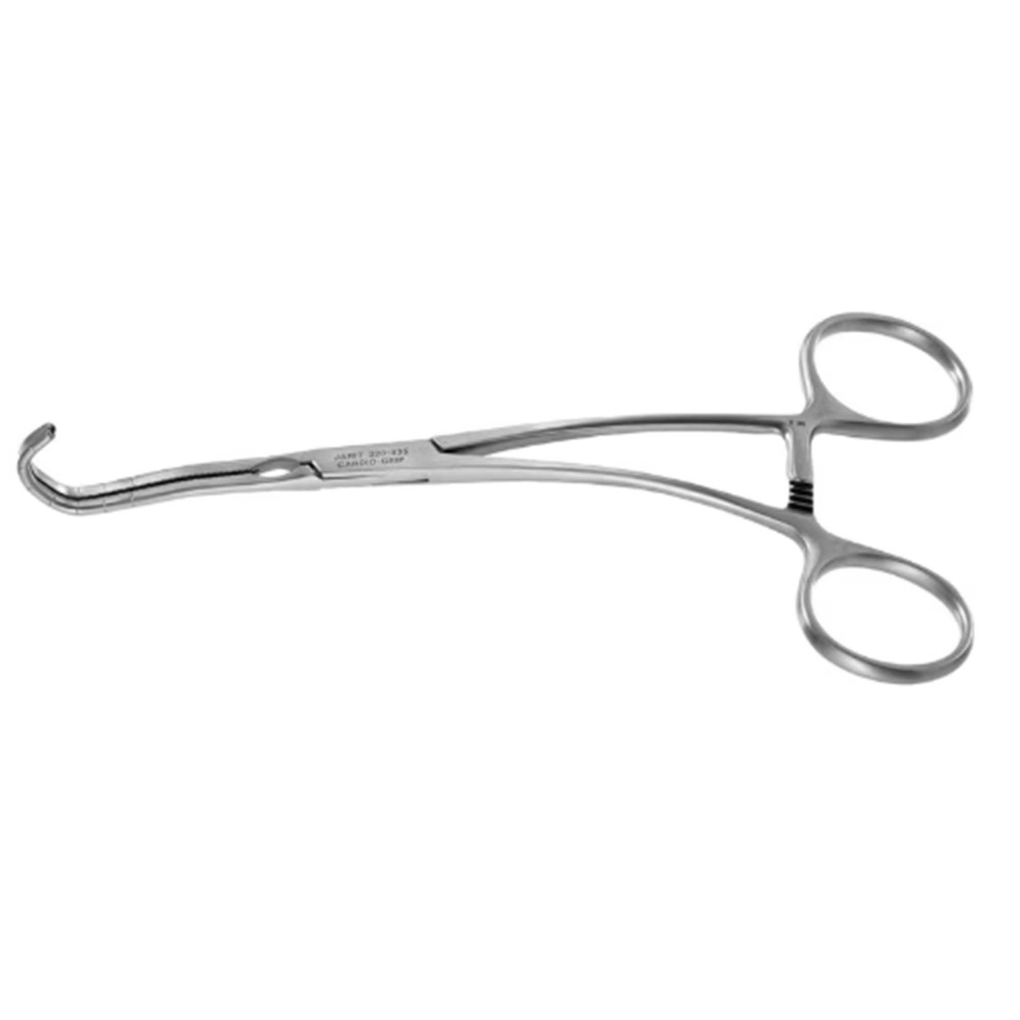Integra Lifesciences - 320-435 Anastomosis Clamp Jarit® Cooley-Derra 6-1/2 Inch Length German Stainless Steel