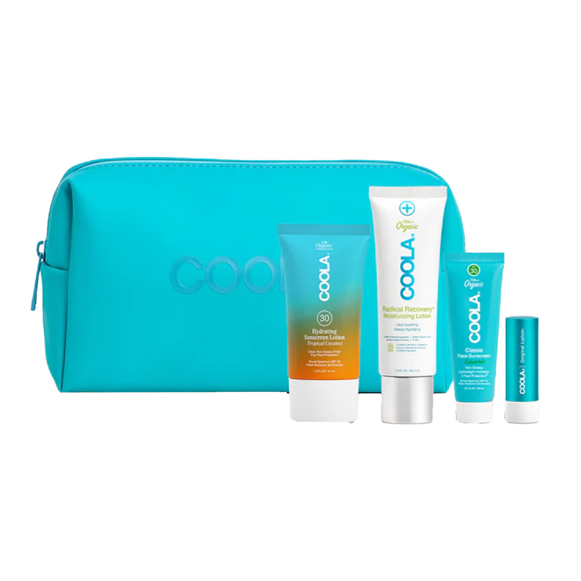COOLA LLC - CL10820 Suncare Travel Kit COOLA® SPF 30 Lotion / Balm Pouch