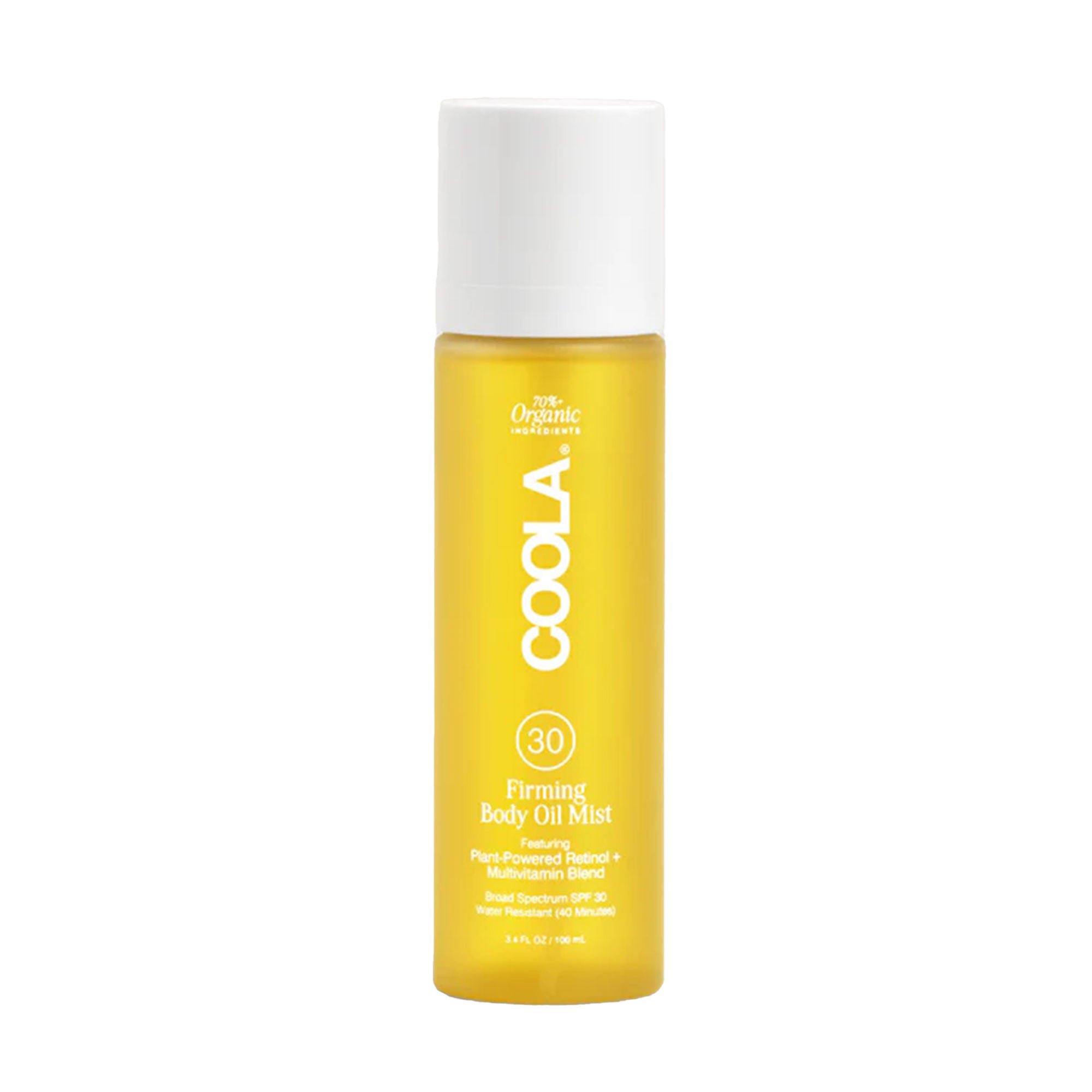 COOLA LLC - CL10719 Sunscreen COOLA® Firming Body Oil Mist SPF 30 Oil 3.4 oz. Spray Bottle