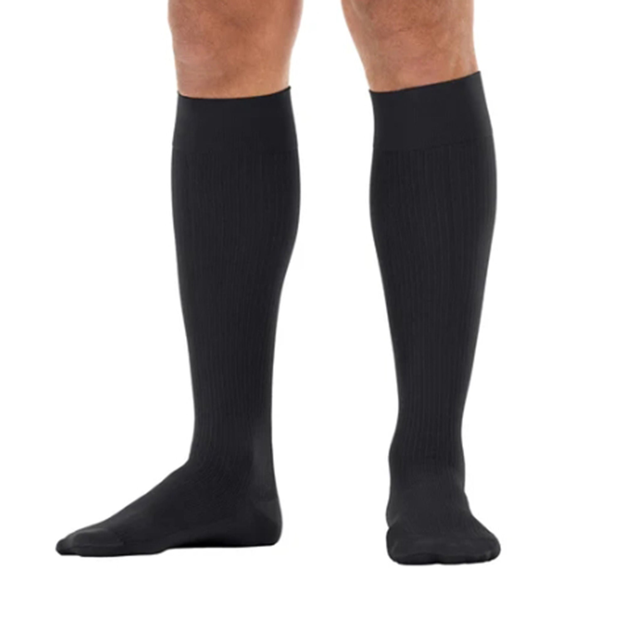 BSN Medical - 6053248 Compression Stocking Jobst® forMen Knee High Large / Long Black Closed Toe