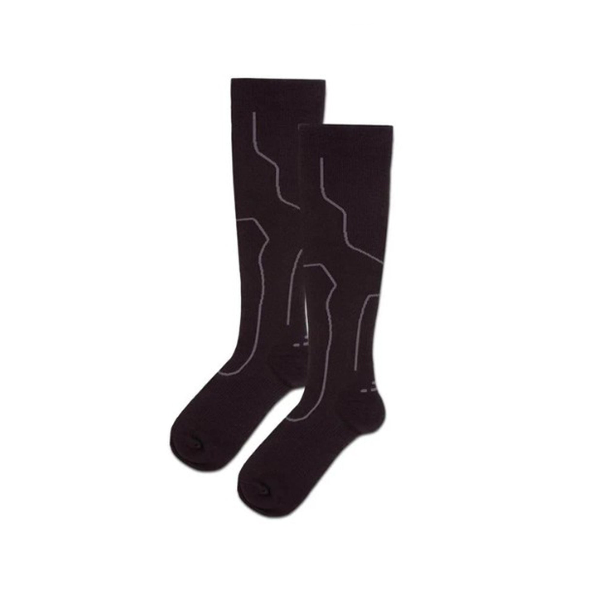 Green Drop Compression LLC - SOX-1454 Compression Socks Green Drop™ Knee High Small / Medium Black Closed Toe