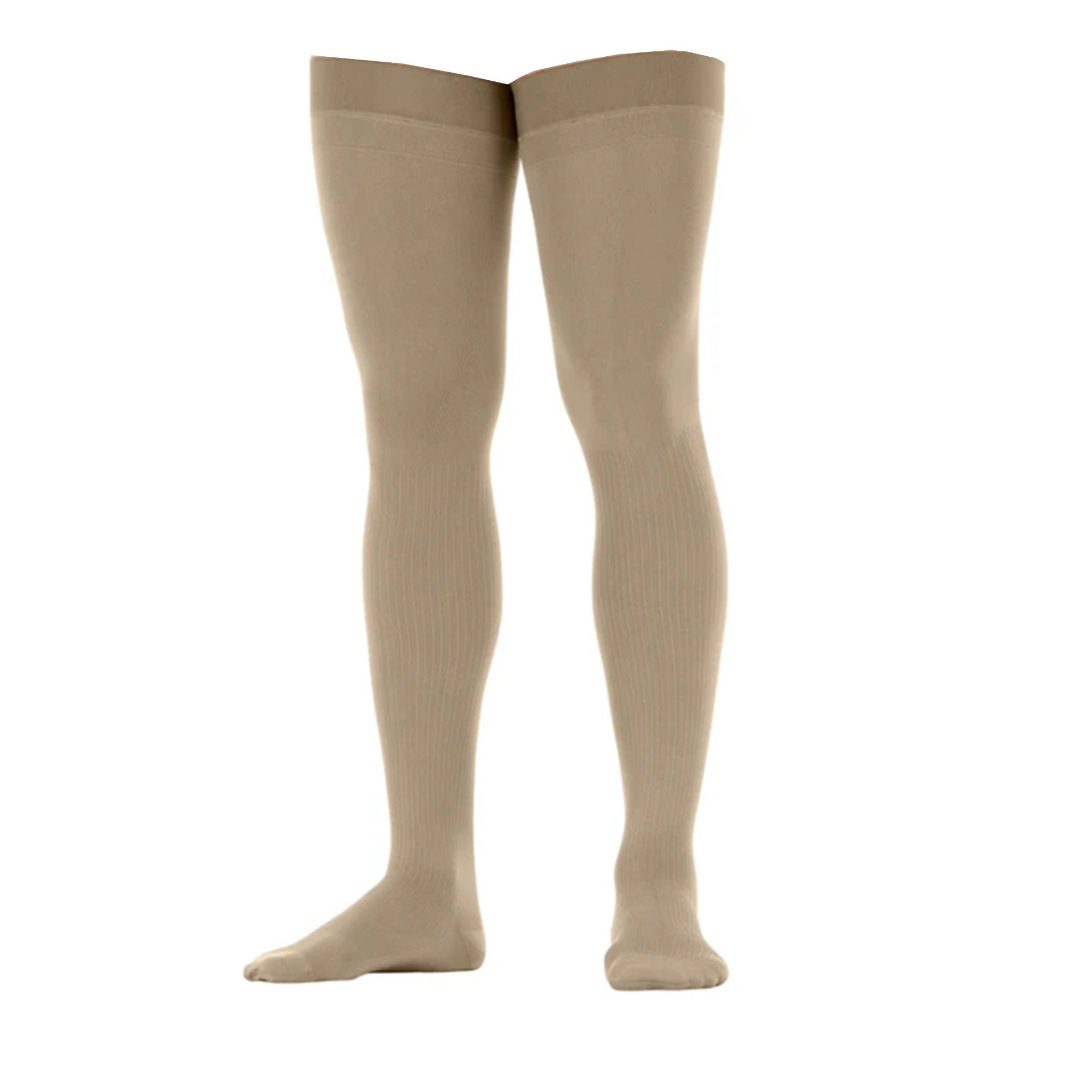 BSN Medical - 6042462 Compression Stocking Jobst® for Men Thigh High Large Khaki Closed Toe