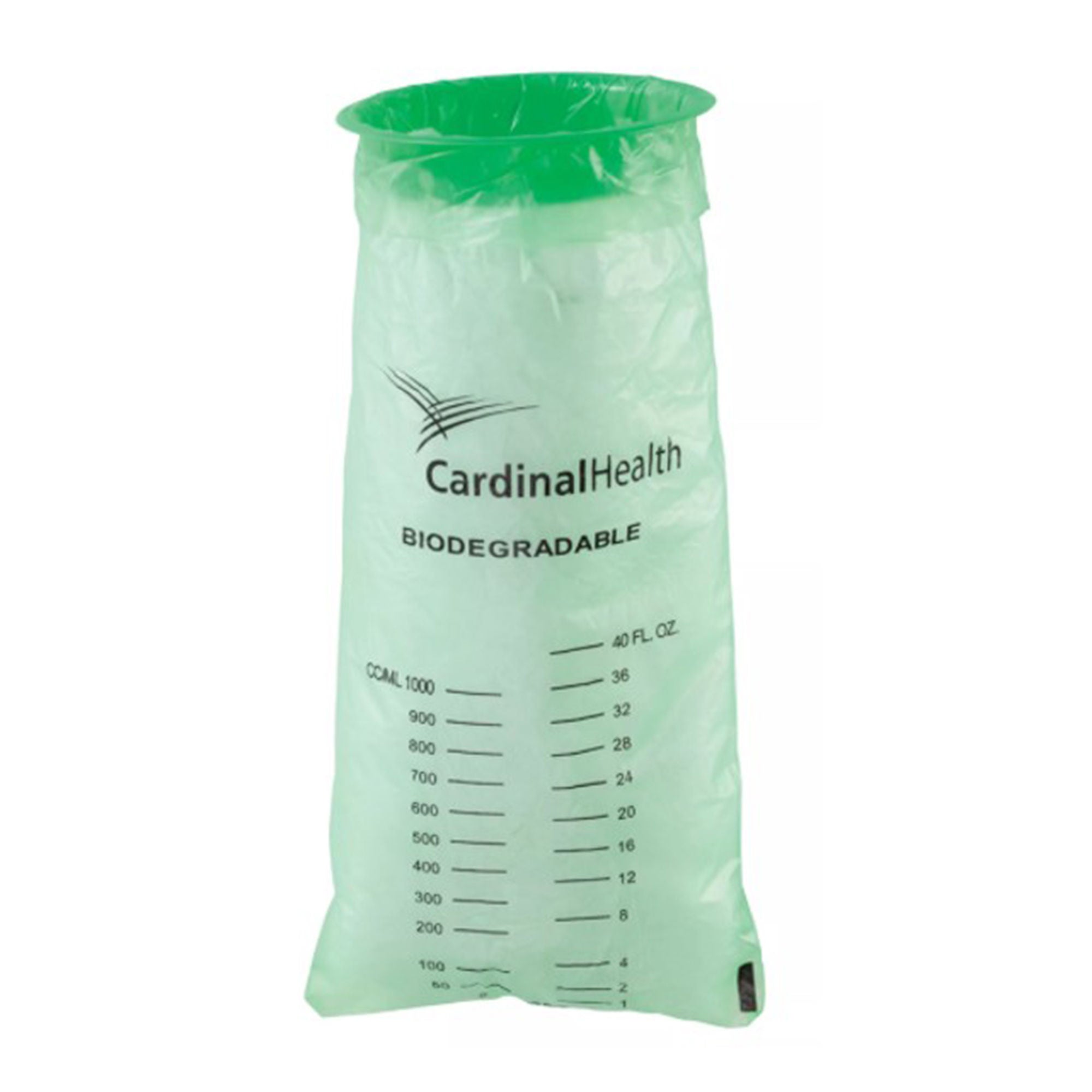 Cardinal - BAGEMS Emesis Bag Cardinal Health™ 40 oz. Green