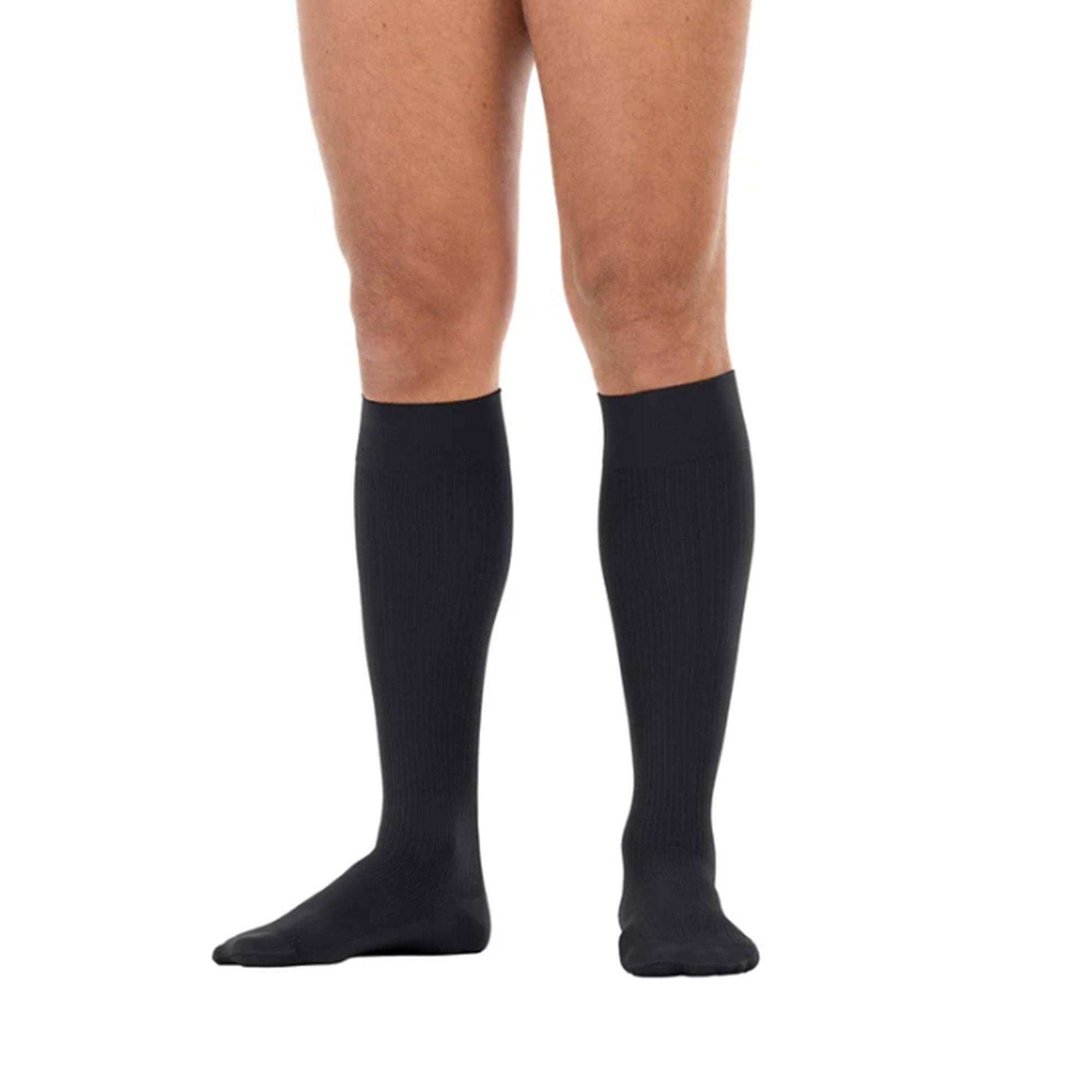 BSN Medical - 6053241 Compression Stocking Jobst® for Men Knee High Medium Black Closed Toe
