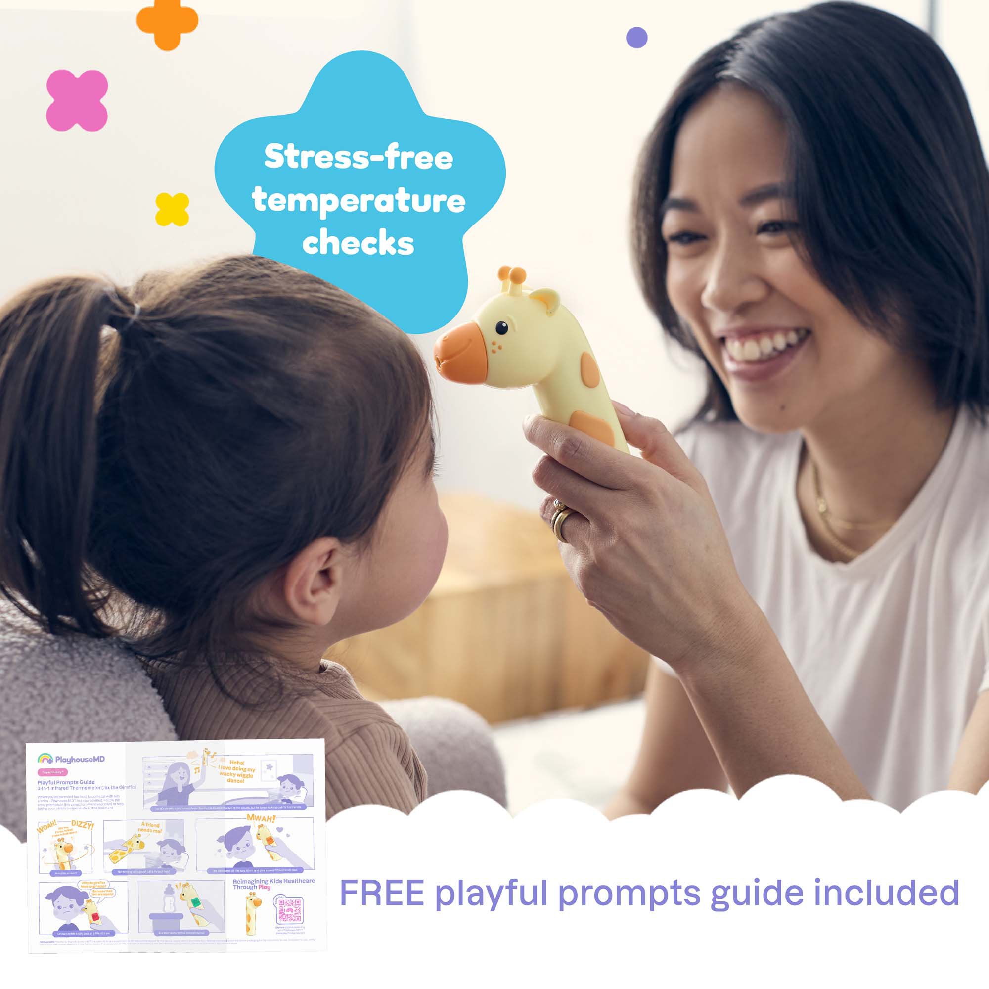 Playhouse MD 1051 - Playhouse MD Fever Buddy™ Infrared Thermometer for Small Children - 1/Each, 12/Case