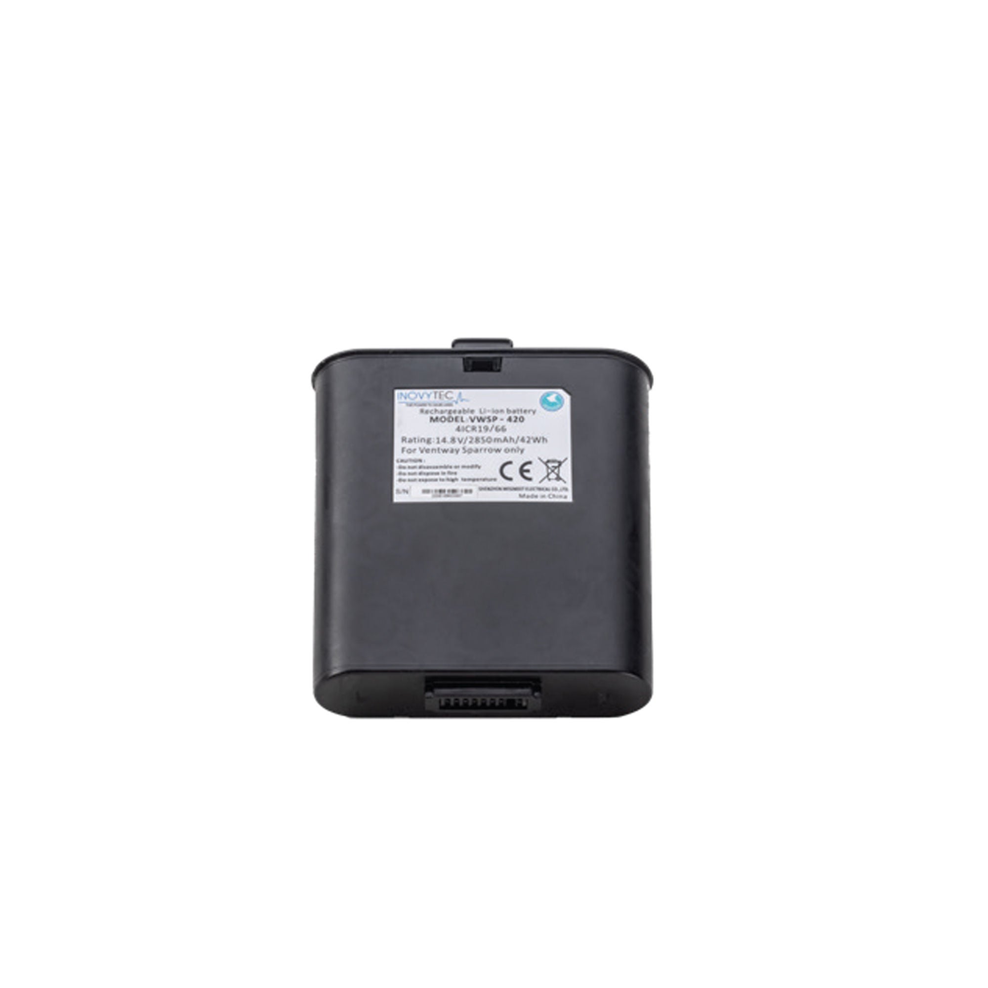 Master Medical Equipment LLC - IVT-VWSP-420 Respriatory Rechargabel Battery Inovytec For Ventway Sparrow Ventilator Part of Ventway Sparrow Package