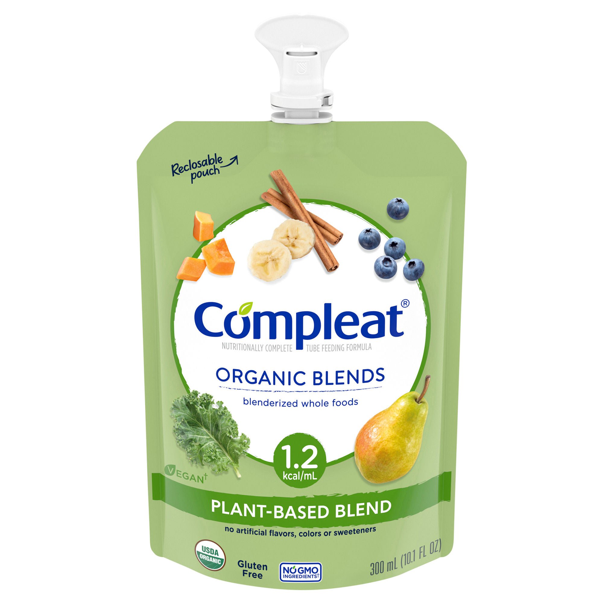 Nestle Healthcare Nutrition - 00043900773278 Tube Feeding Formula Compleat® Organic Blends Plant Based Organic Blends Flavor Liquid 10.1 oz. Pouch