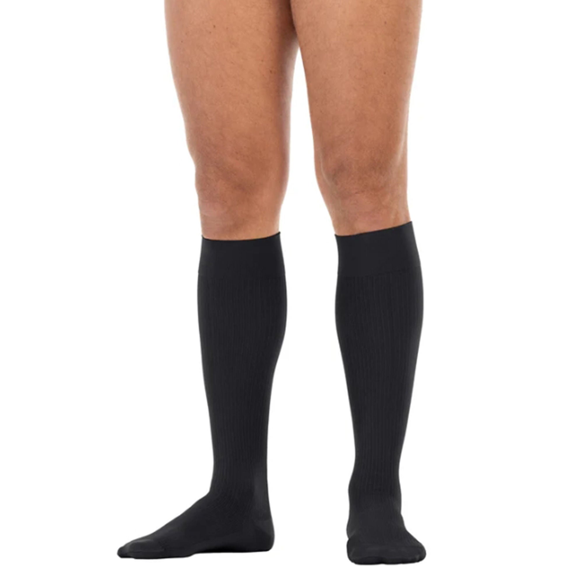 BSN Medical - 6052647 Compression Stocking Jobst® for Men Knee High Medium / Long Black Closed Toe