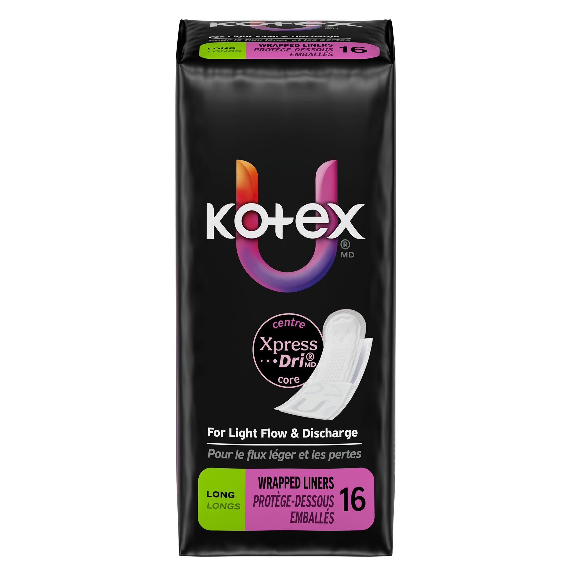 Kimberly Clark - 58339 Panty Liner U by Kotex® Light Absorbency