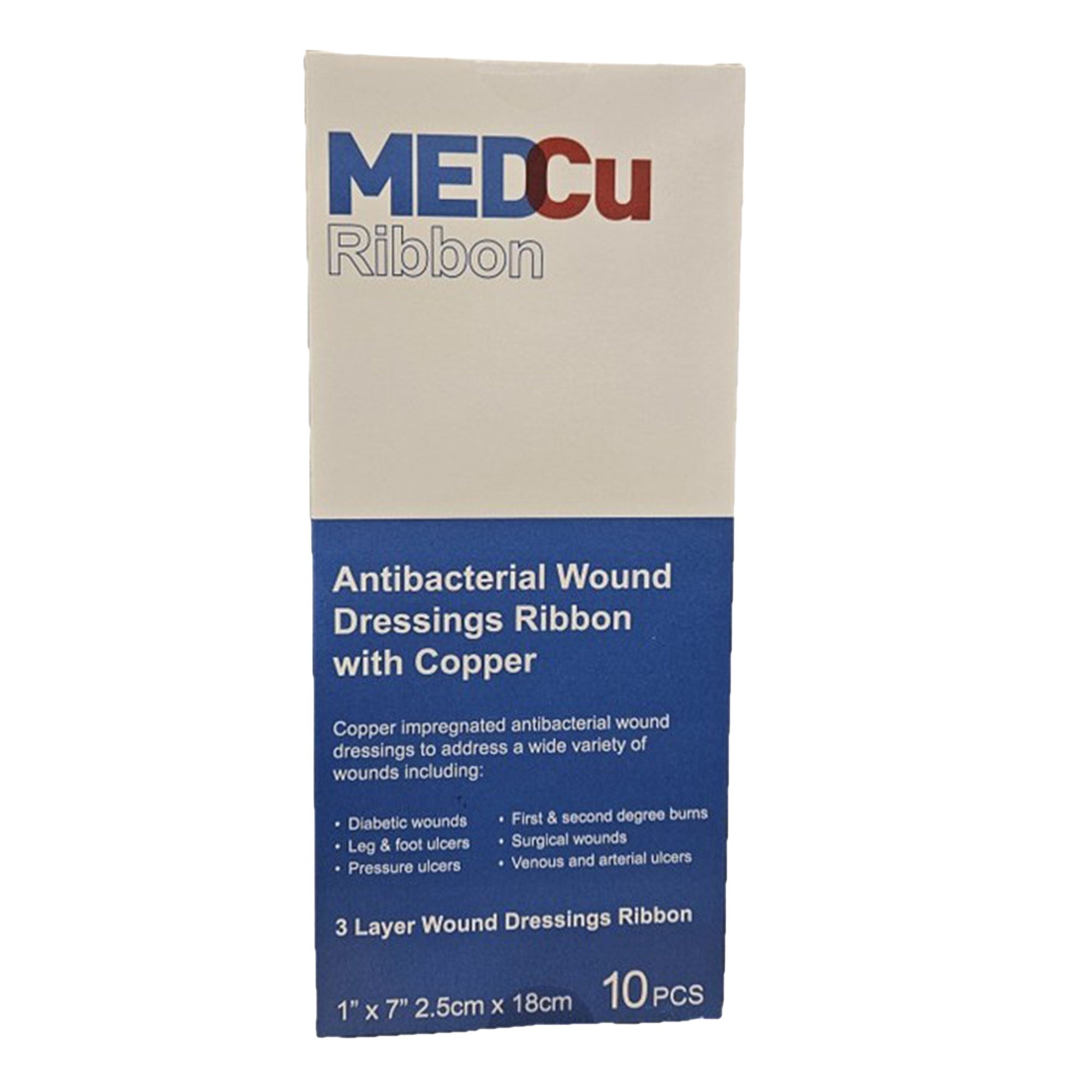 MedCu Technologies Ltd - 3C-0218-01 Copper Impregnated Dressing MEDCu Rope 1 X 7 Inch Sterile