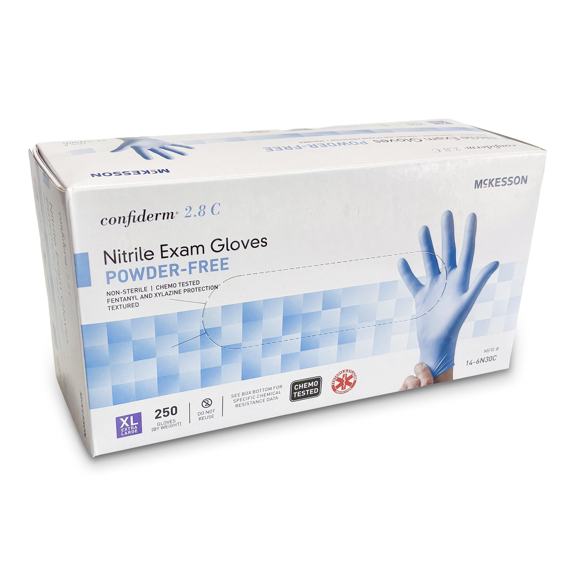 McKesson Confiderm 2.8 C Exam Glove 14-6N30C by McKesson Brand