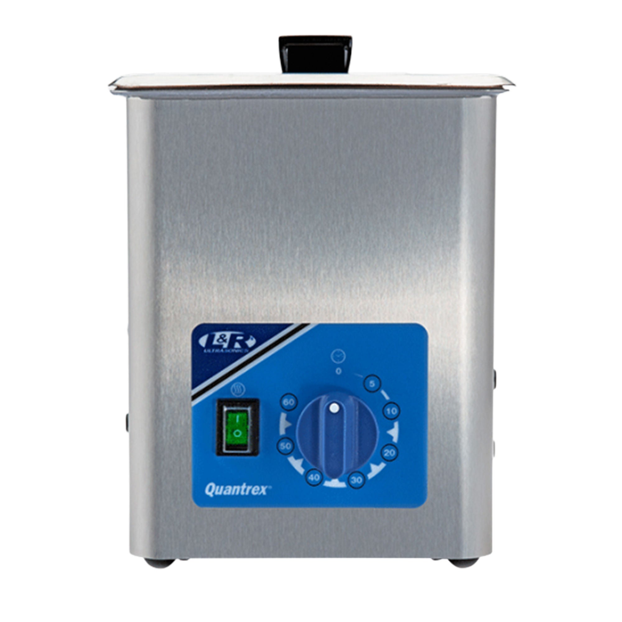 L & R Manufacturing Co - 606 Ultrasonic Cleaner Quantrex® 90 Countertop 1.9 Liter Tank Capacity 4 X 5-2/5 X 5-7/8 Inch