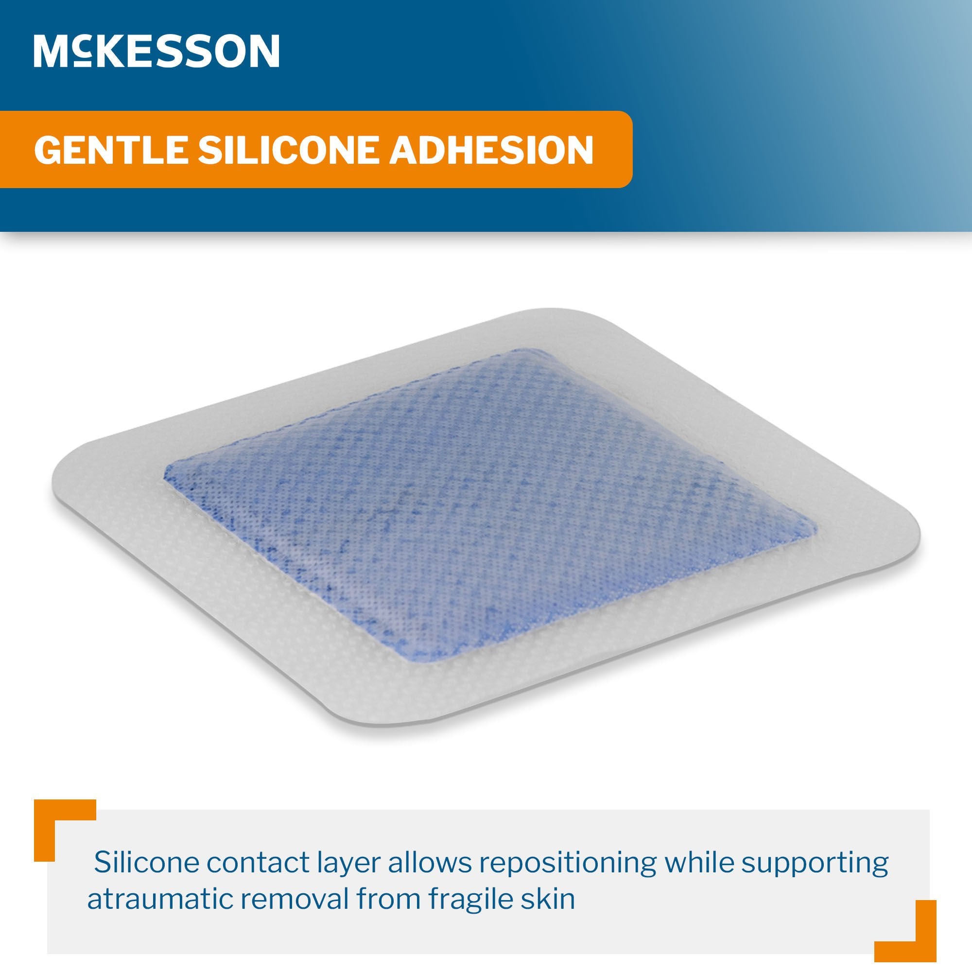 McKesson Brand - 16-52661 Super Absorbent Charcoal Dressing McKesson Square 6 X 6 Inch With Border Sterile