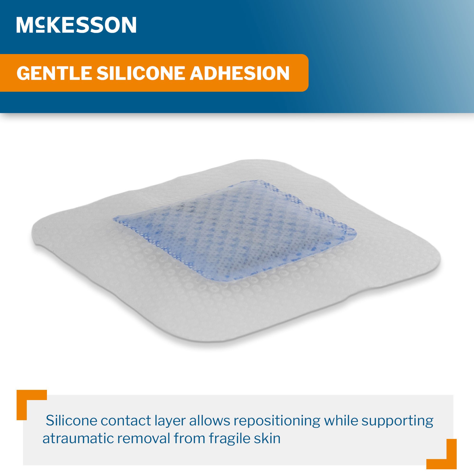 McKesson Brand - 16-52441 Super Absorbent Charcoal Dressing McKesson Square 4 X 4 Inch With Border Sterile
